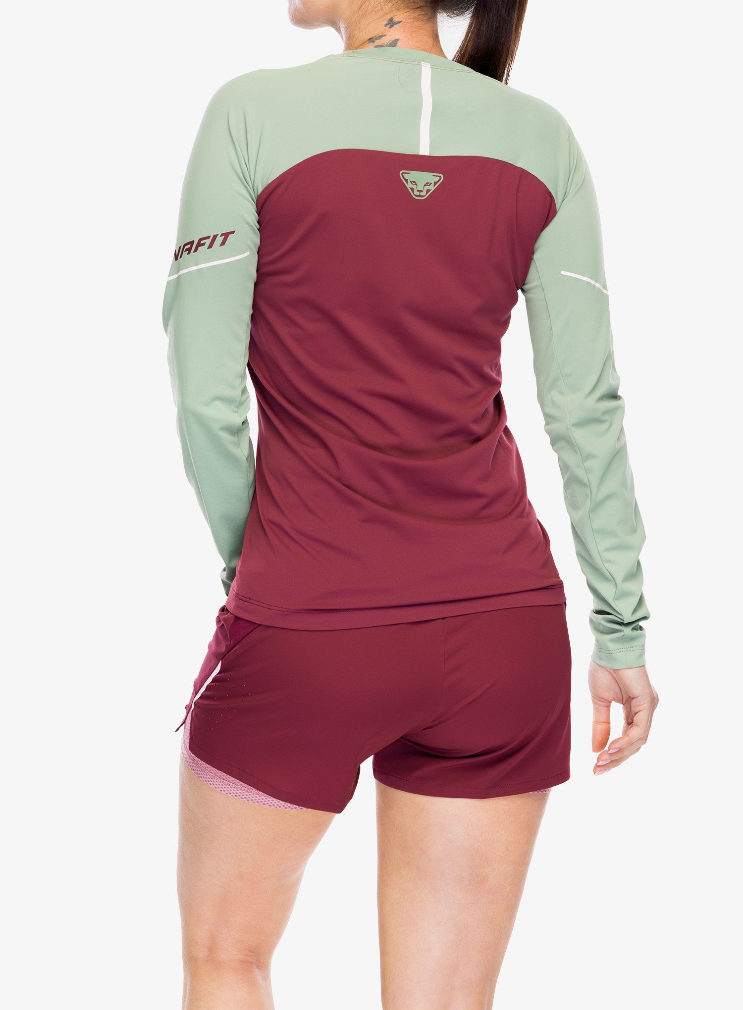 Dámské triko s dlouhým rukávem Dynafit Alpine Pro L/S Tee - burgundy
