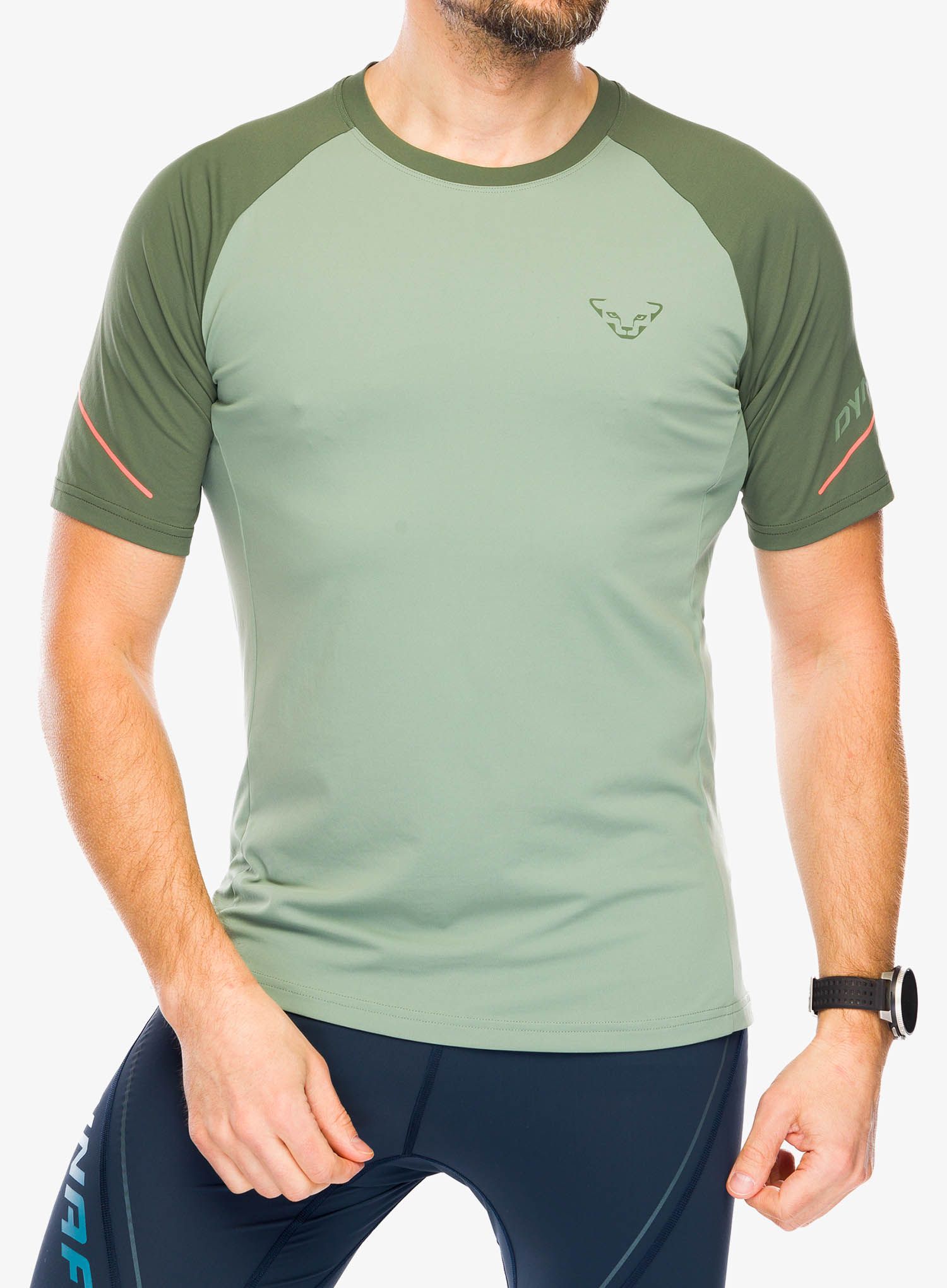 Rychleschnoucí triko Dynafit Alpine Pro S/S Tee - sage