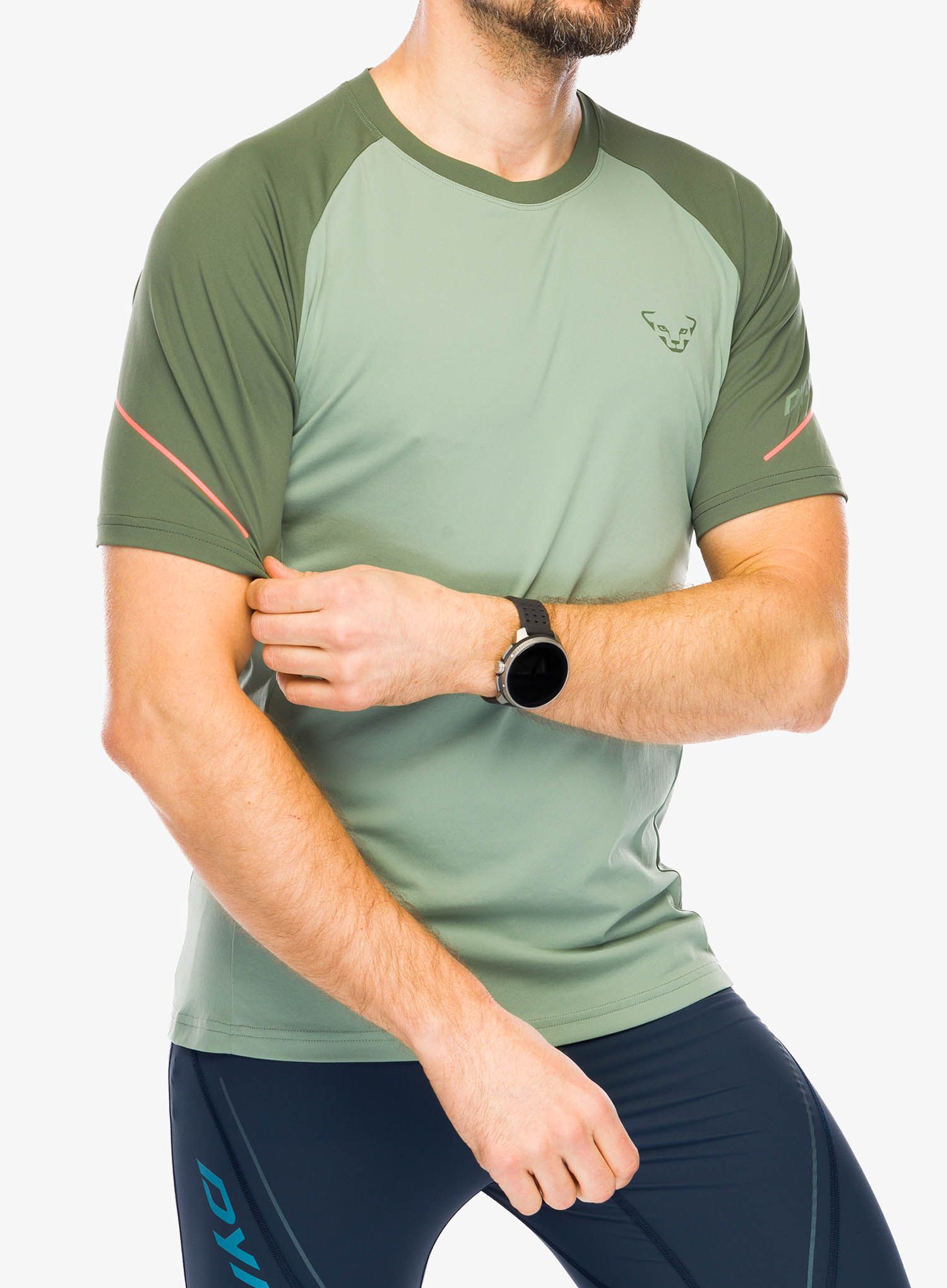 Rychleschnoucí triko Dynafit Alpine Pro S/S Tee - sage