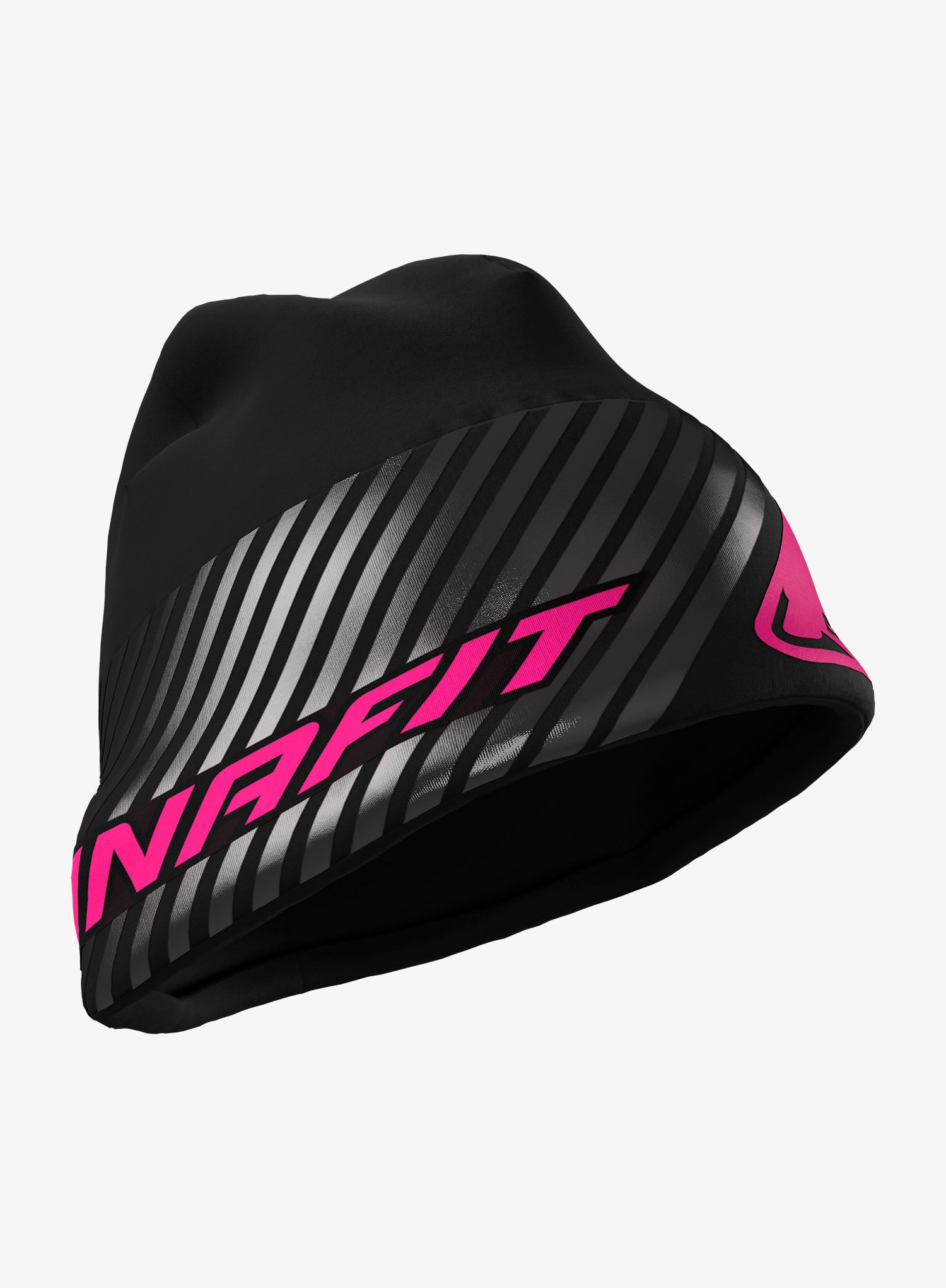Běžecká čepice Dynafit Alpine Reflective Beanie - black out/pink glo