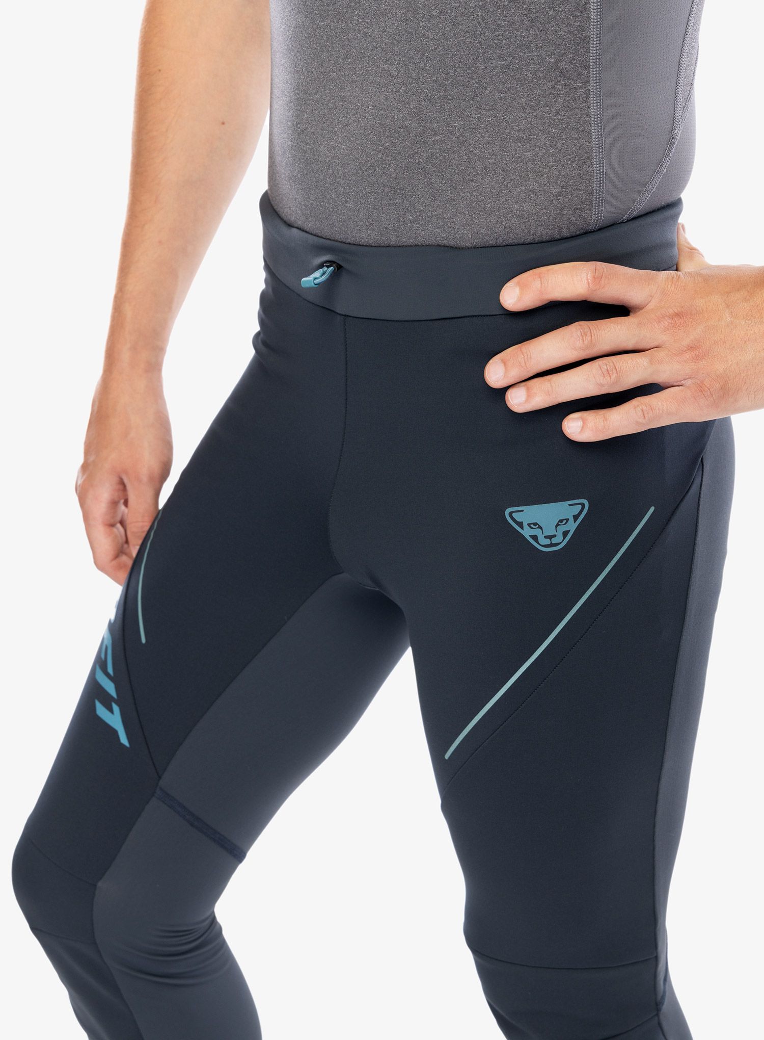 Běžecké kalhoty Dynafit Alpine Warm Pants - blueberry/storm blue
