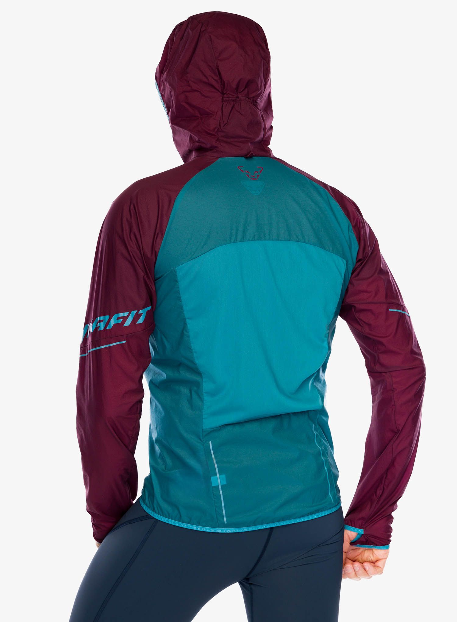 Bunda na běhání Dynafit Alpine Wind 2 Jacket - burgundy