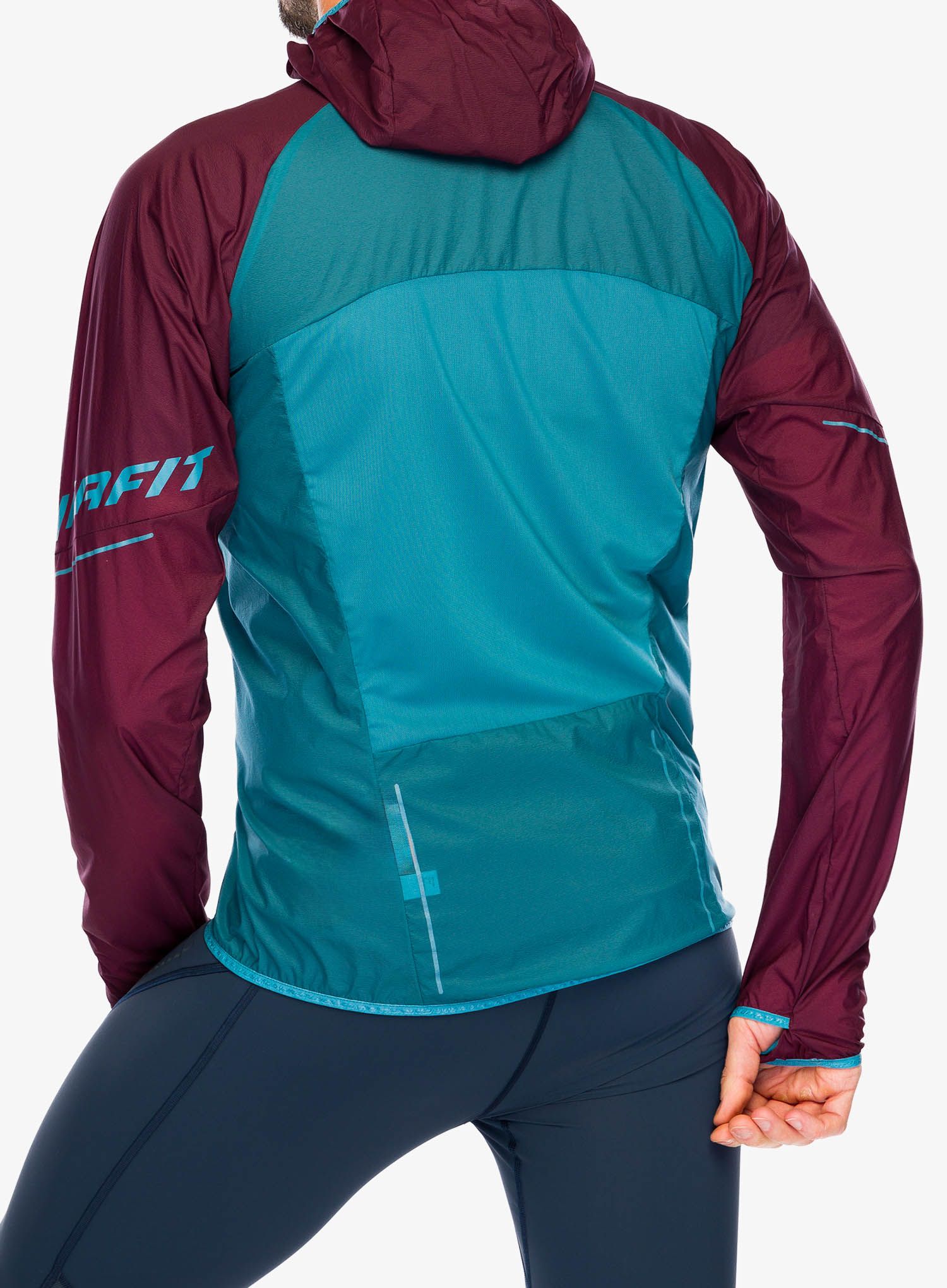 Bunda na běhání Dynafit Alpine Wind 2 Jacket - burgundy
