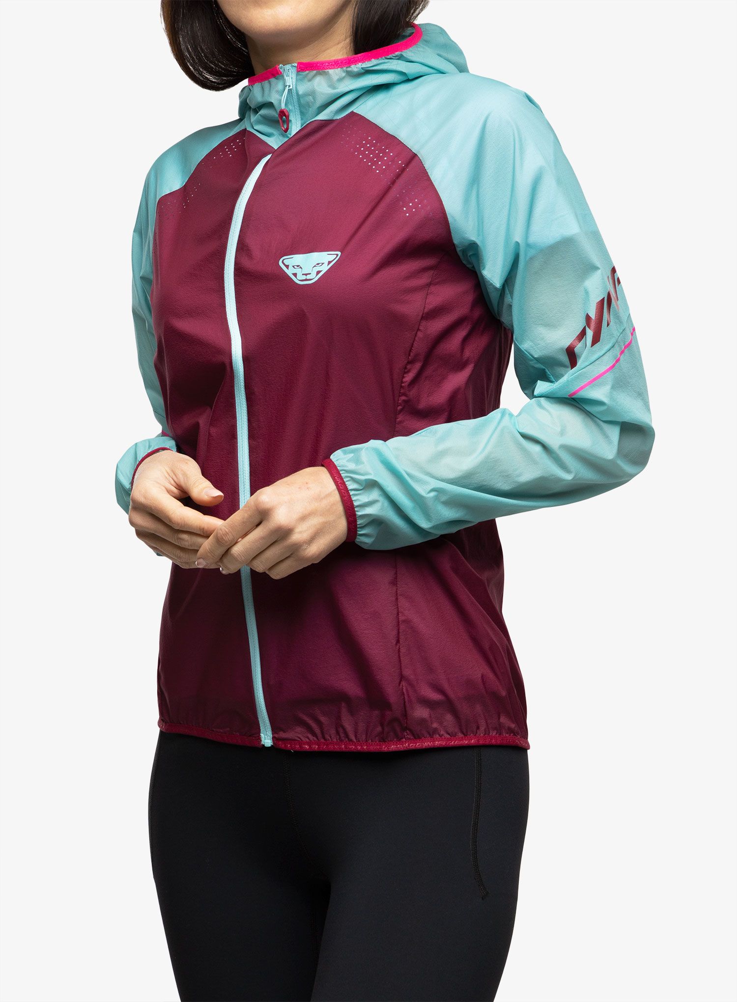Bunda na běhání dámská Dynafit Alpine Wind 2 Jacket  - marine blue/beet red