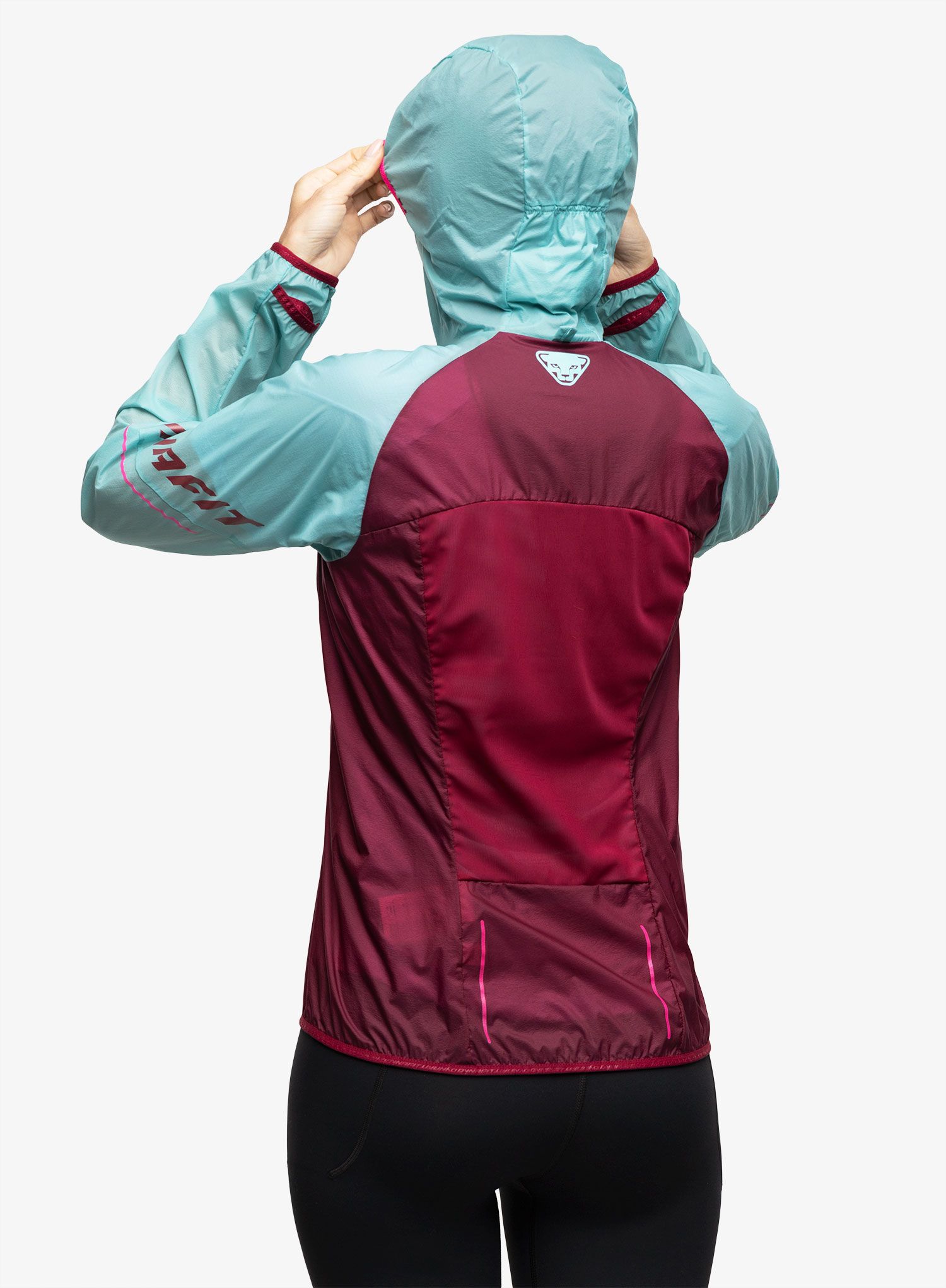 Bunda na běhání dámská Dynafit Alpine Wind 2 Jacket  - marine blue/beet red