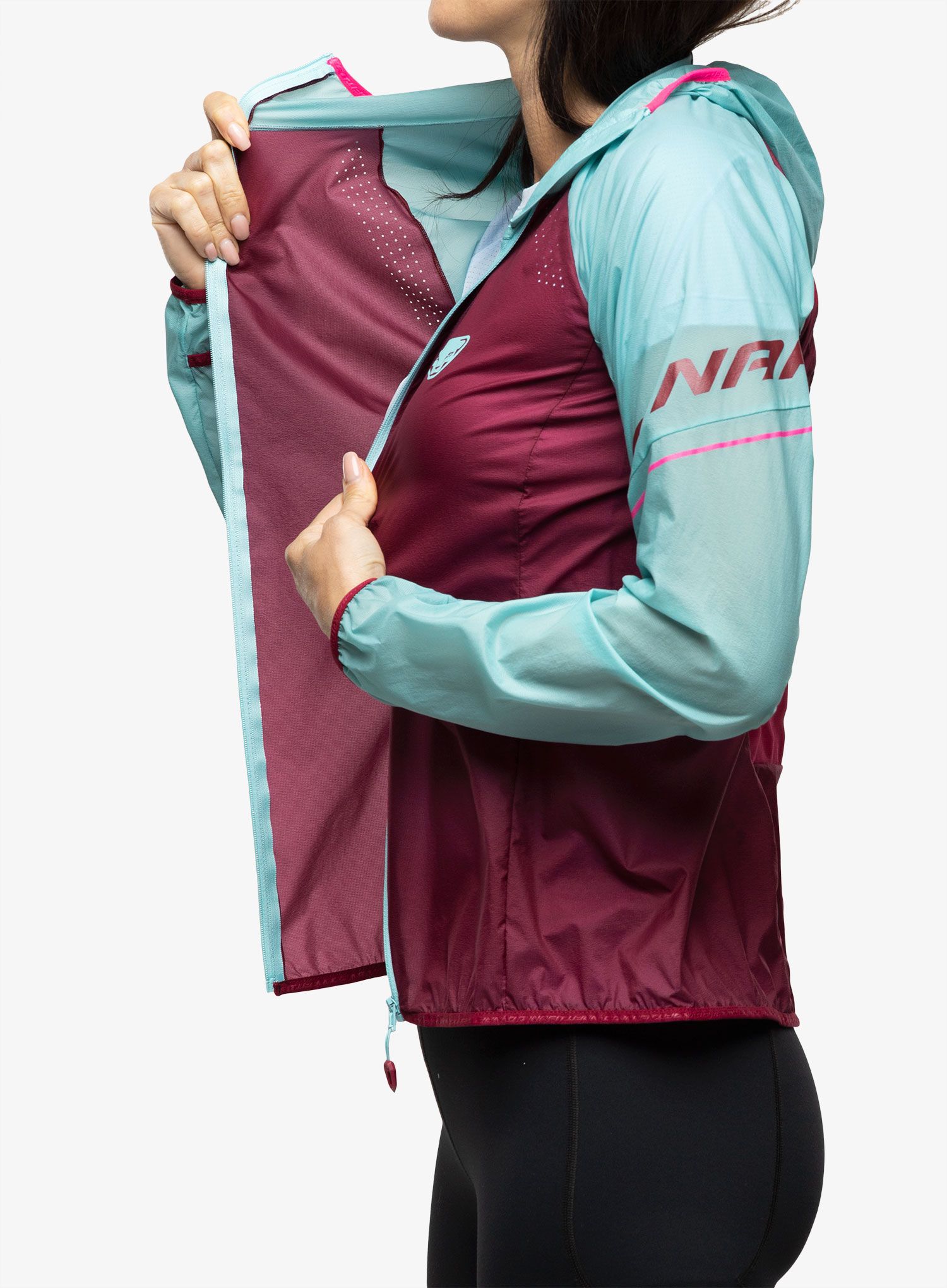 Bunda na běhání dámská Dynafit Alpine Wind 2 Jacket  - marine blue/beet red