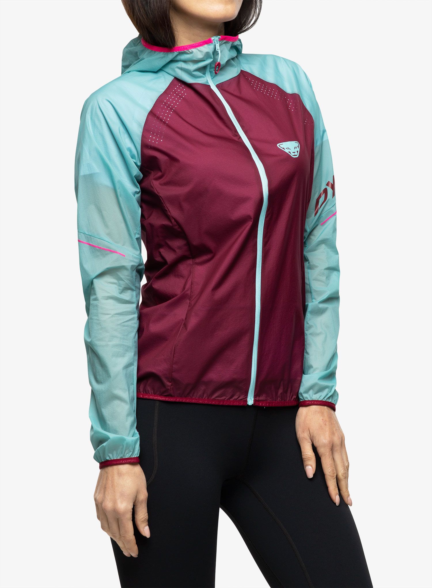 Bunda na běhání dámská Dynafit Alpine Wind 2 Jacket  - marine blue/beet red