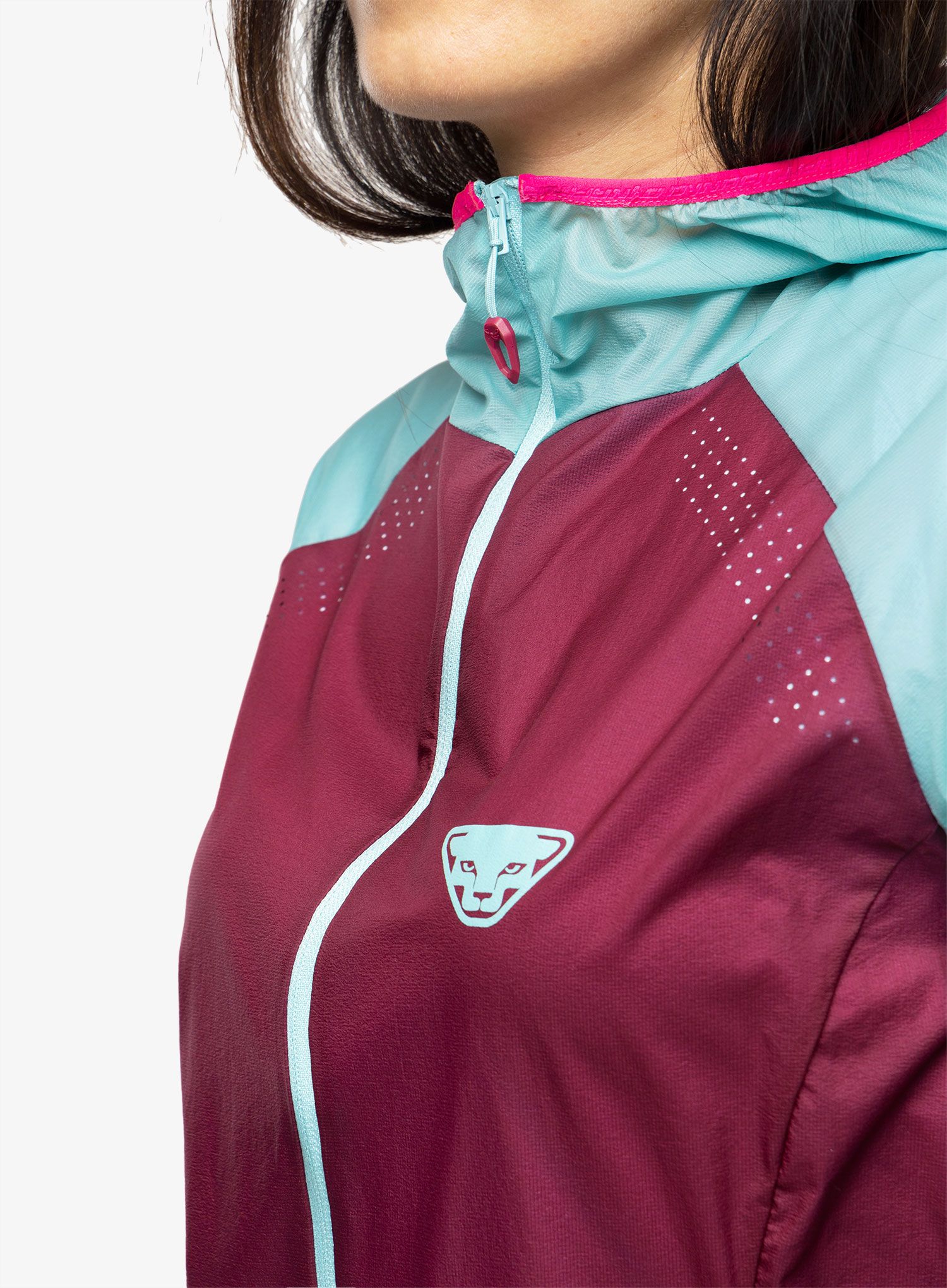 Bunda na běhání dámská Dynafit Alpine Wind 2 Jacket  - marine blue/beet red
