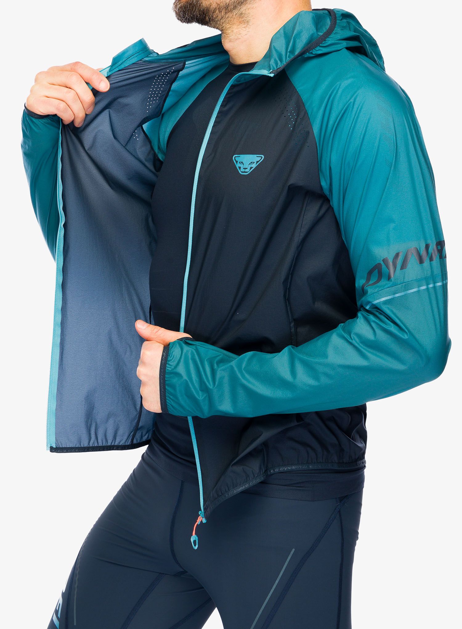 Bunda na běhání Dynafit Alpine Wind 2 Jacket  - storm blue