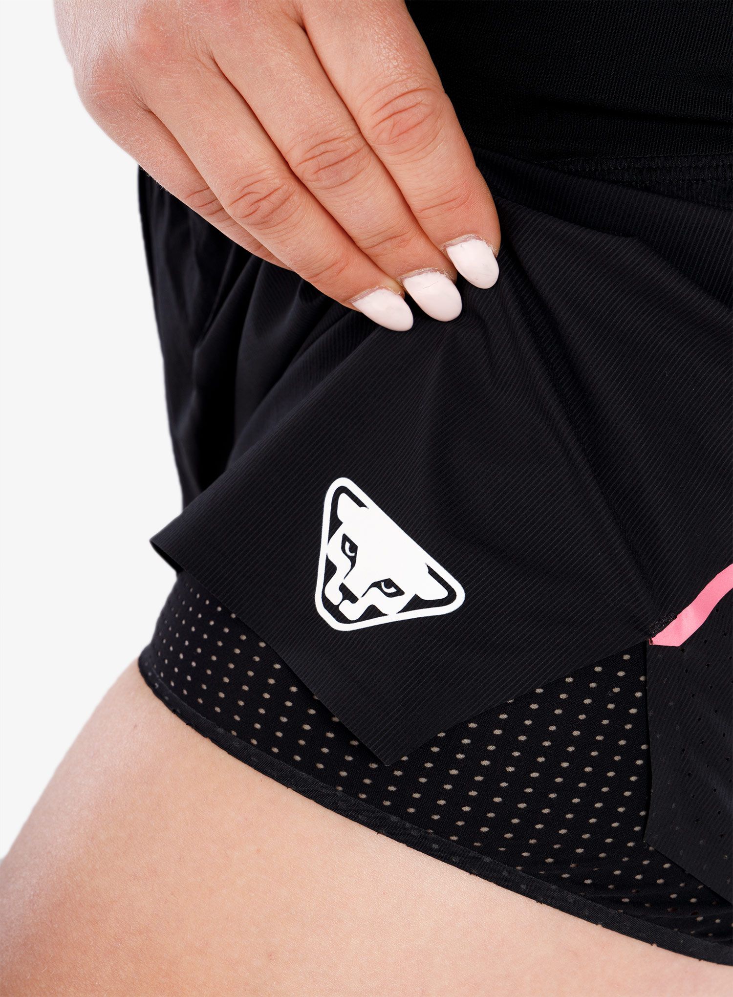 Dámské kraťasy Dynafit DNA 2in1 Split Shorts - black out