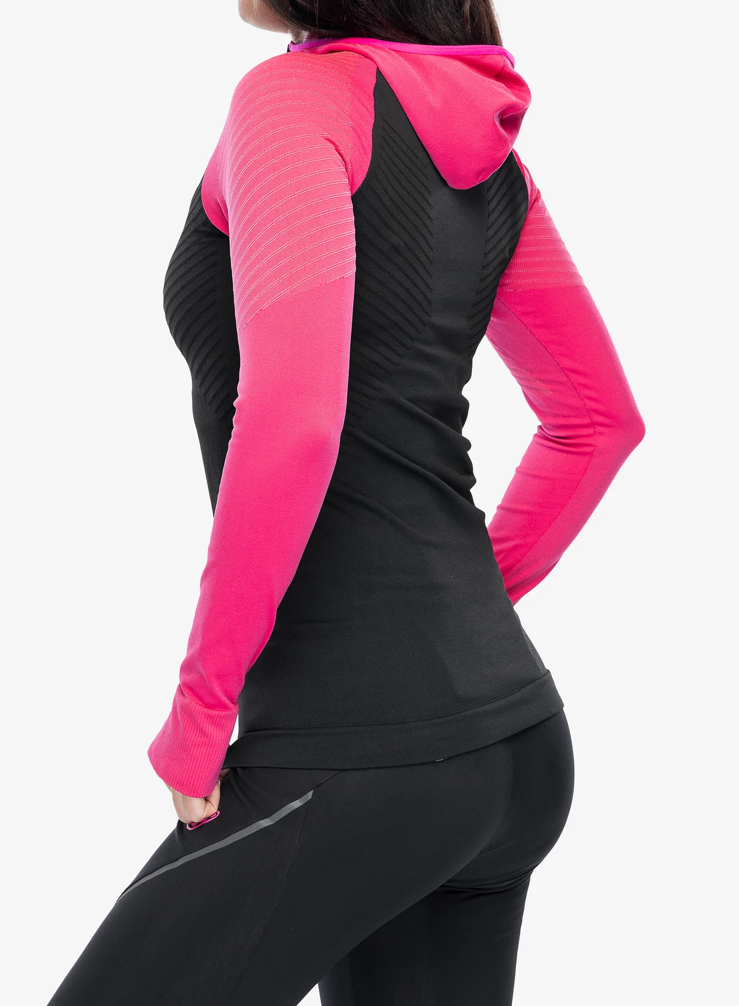 Dámská mikina Dynafit FT Dryarn Warm Hoody - flamingo