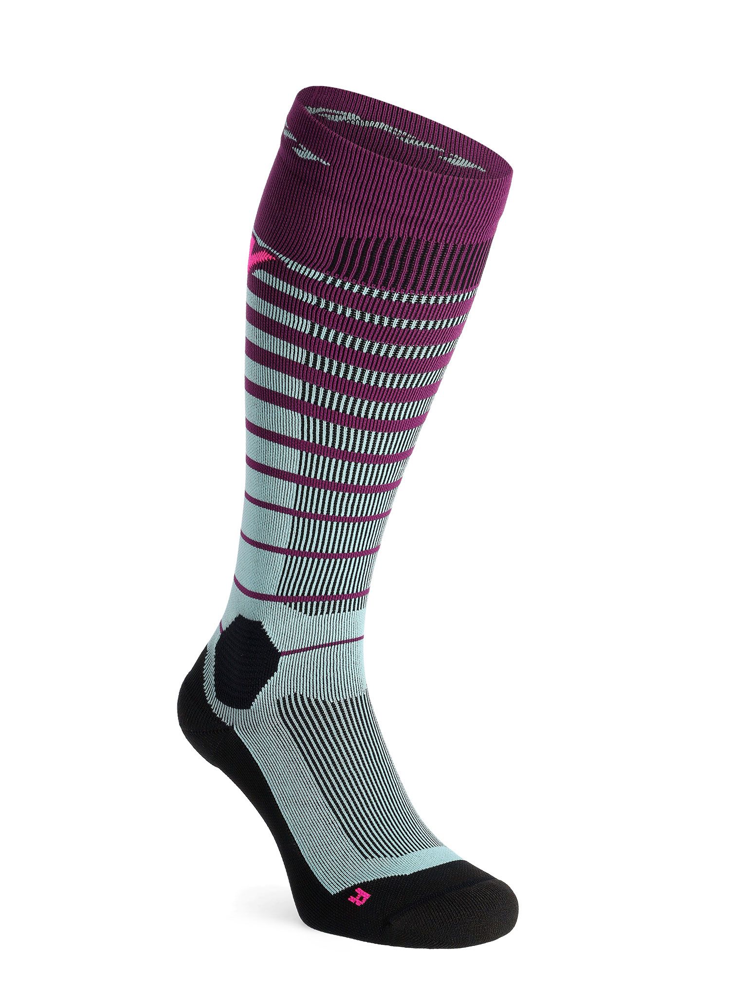 Skialpové ponožky Dynafit FT Graphic Socks - royal purple/snow