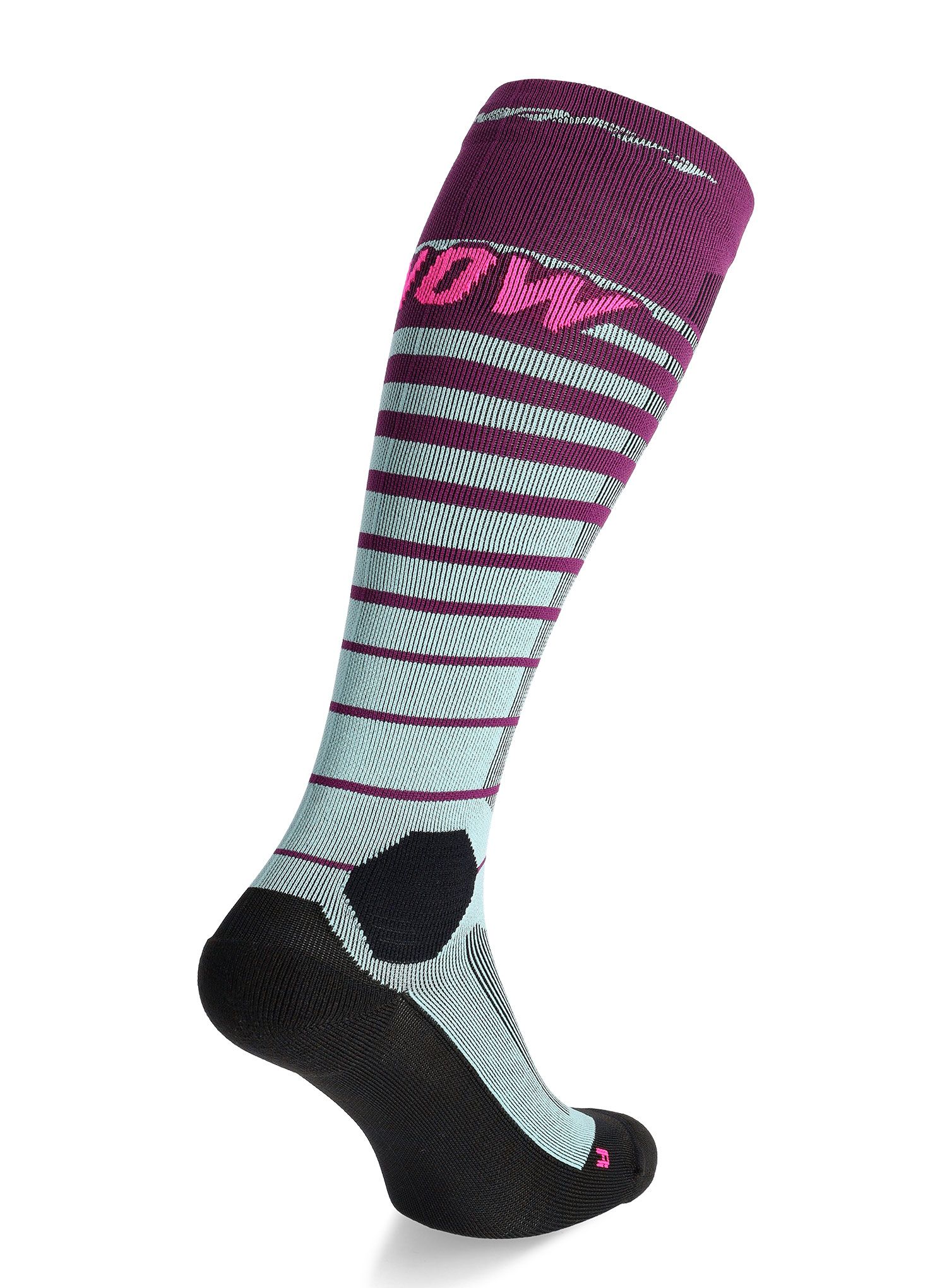 Skialpové ponožky Dynafit FT Graphic Socks - royal purple/snow