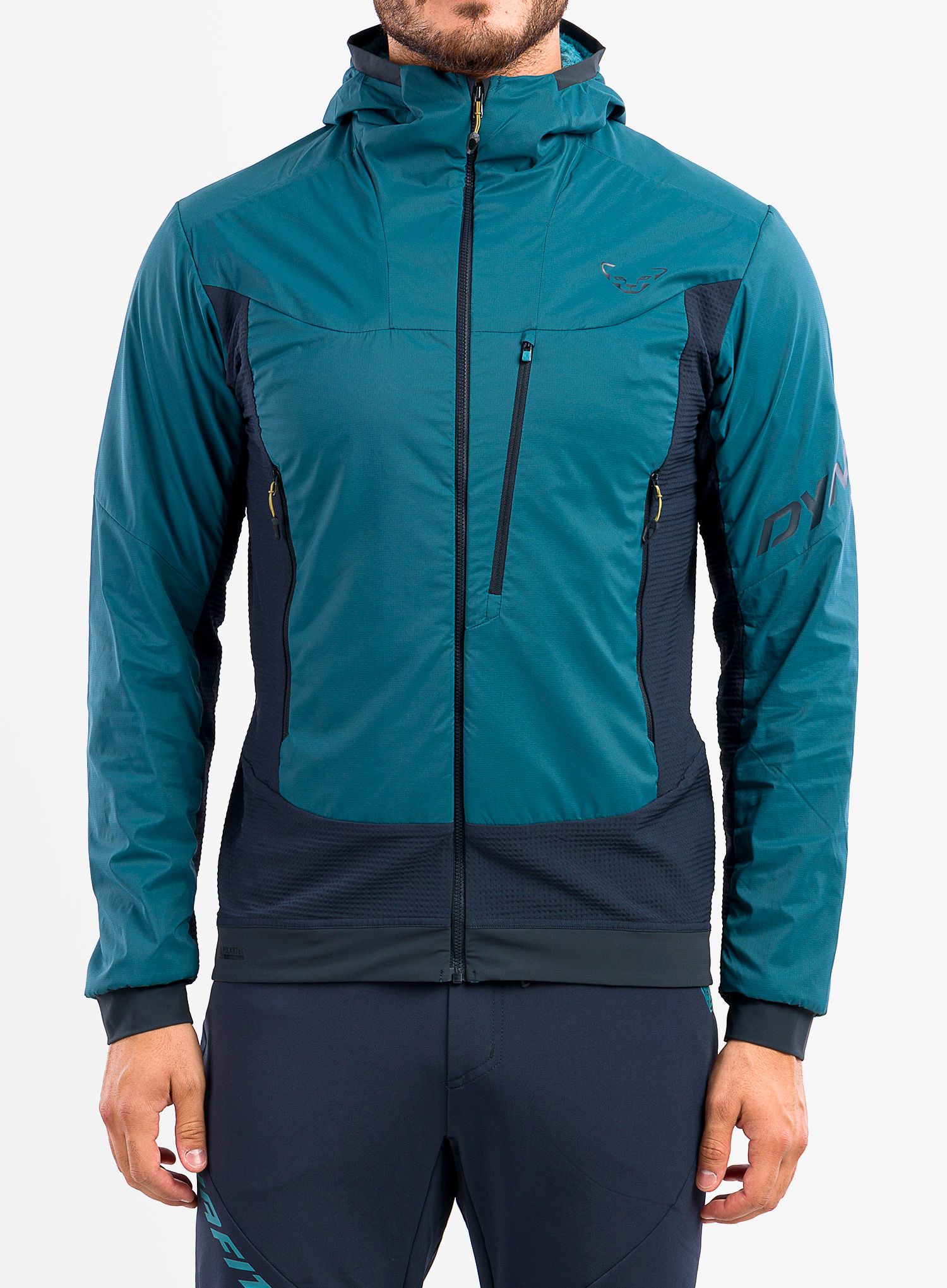 Skialpova bunda Dynafit Free Alpha Direct Hooded Jacket - blue/berry