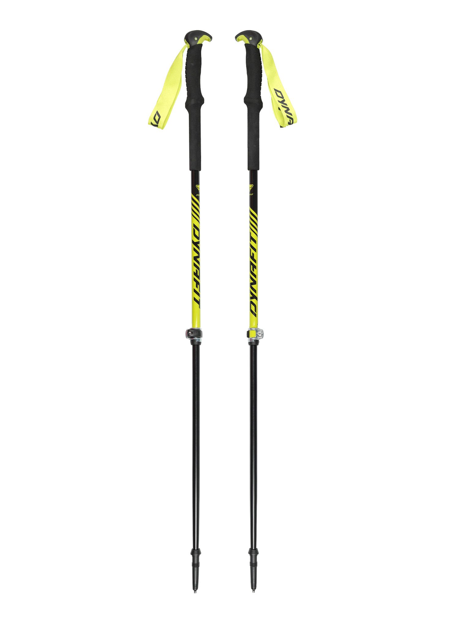 Skialpové hole Dynafit Free Vario Pole - fluo yellow