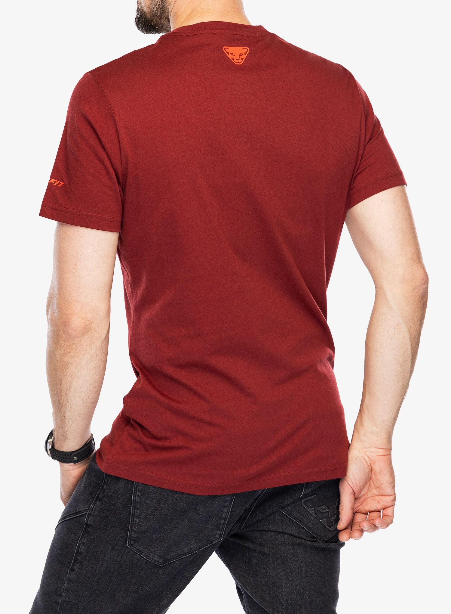 Tričko s potiskem Dynafit Graphic CO S/S Tee  - syrah