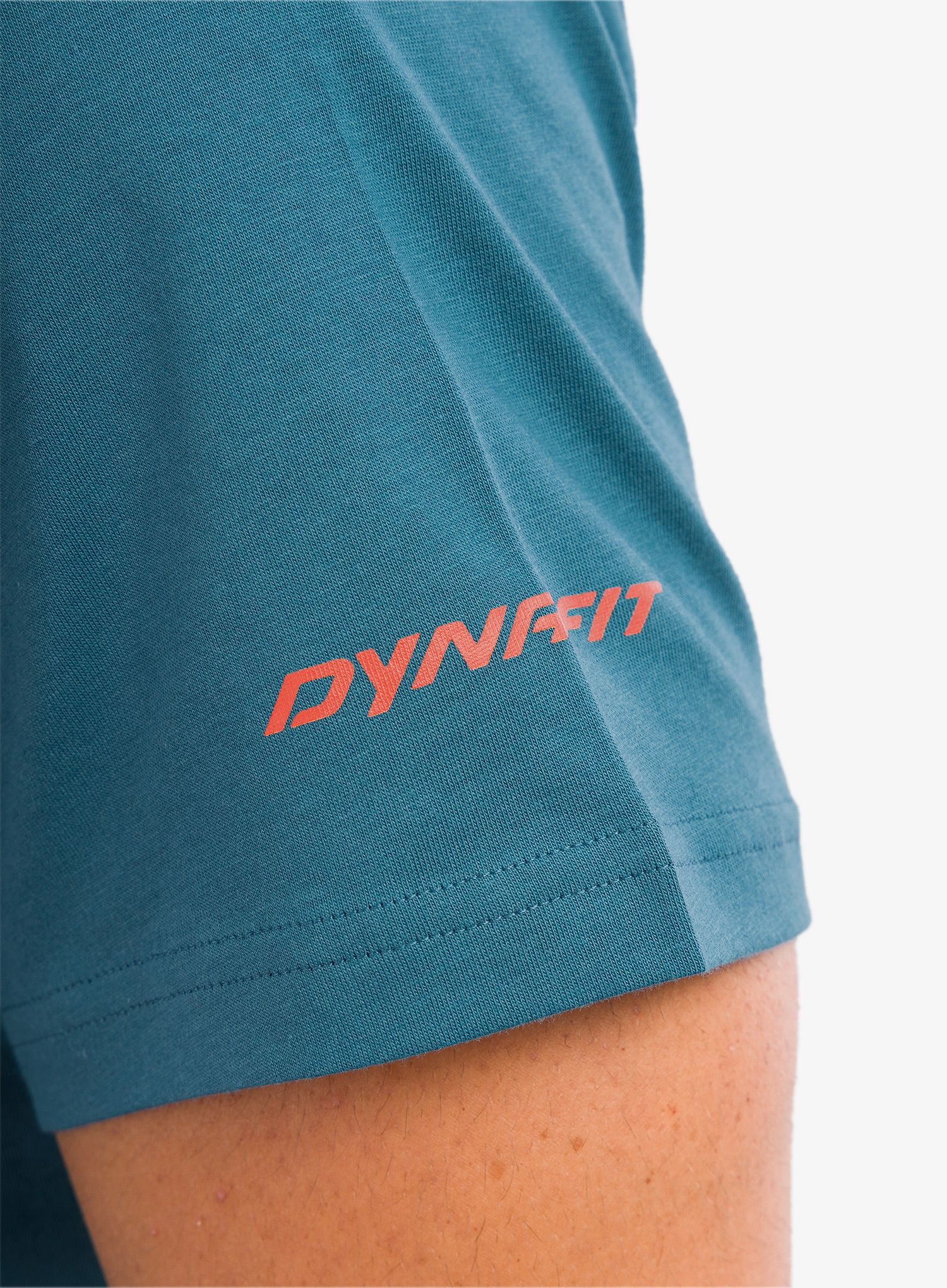 Bavlněné tričko Dynafit Graphic Cotton S/S Tee - mallard blue/horizon