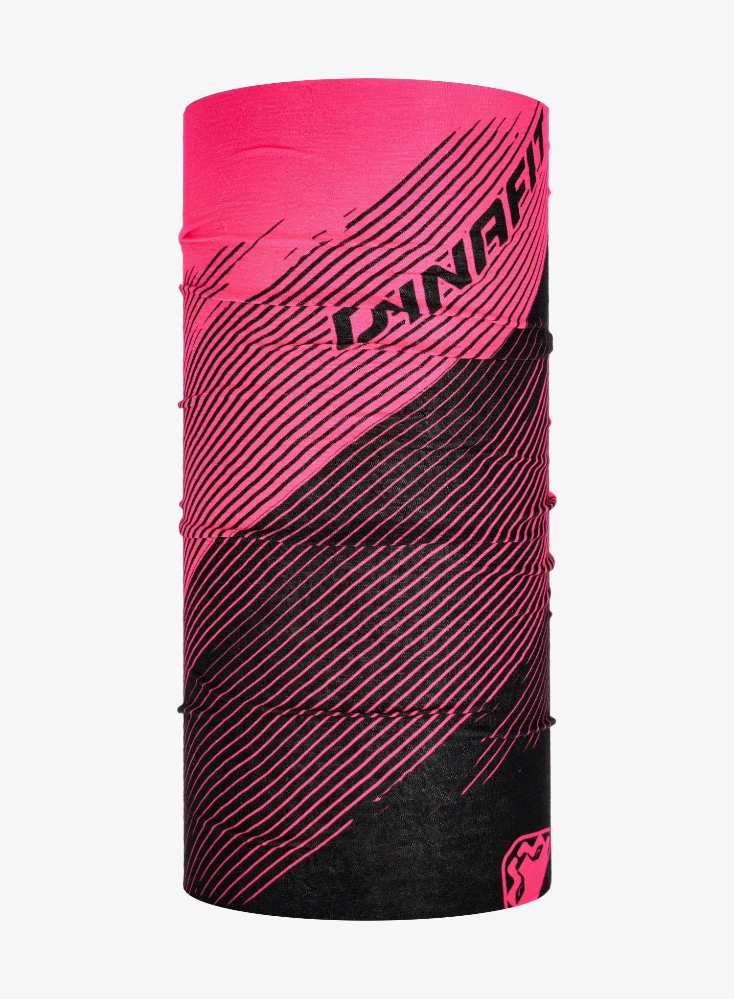 Šátek Dynafit Logo Neck Gaiter - pink glo/striped