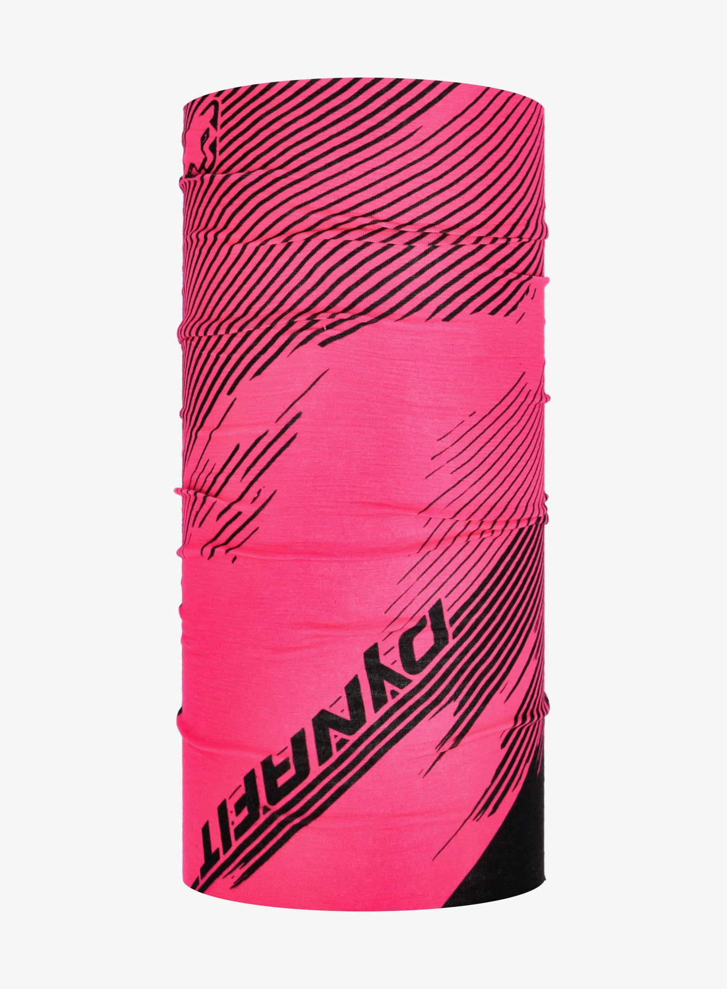 Šátek Dynafit Logo Neck Gaiter - pink glo/striped