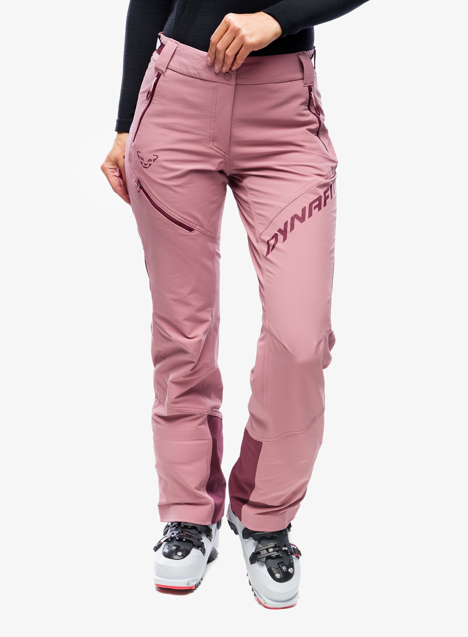 Skialpové kalhoty dámské Dynafit Mercury 2 Dynastretch Pants - mokarosa