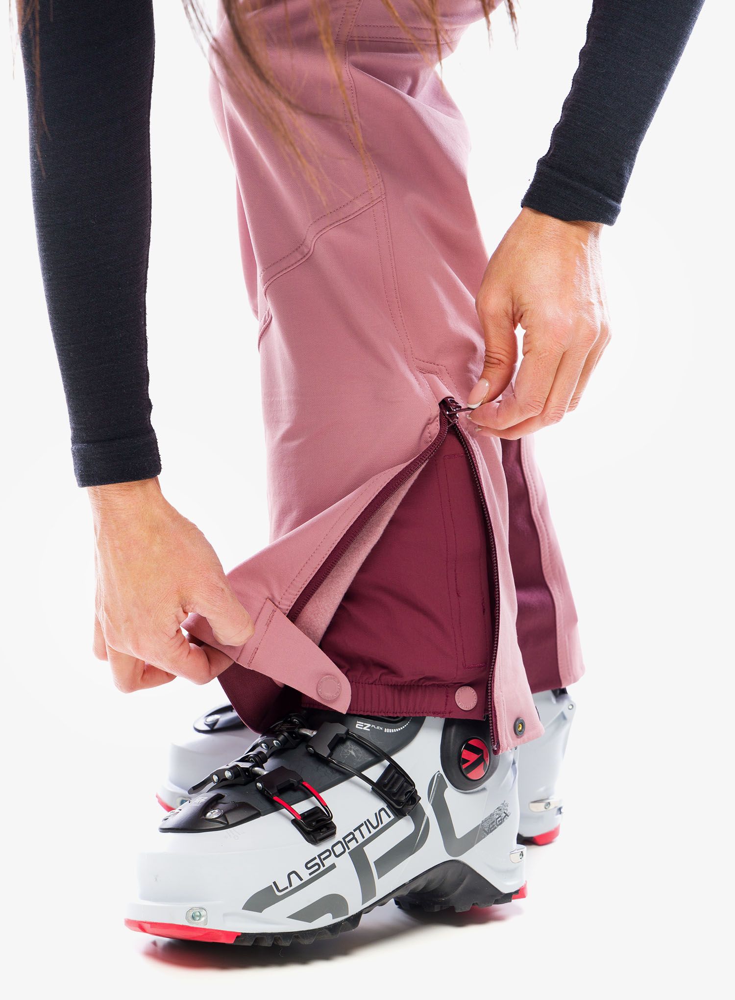 Skialpové kalhoty dámské Dynafit Mercury 2 Dynastretch Pants - mokarosa