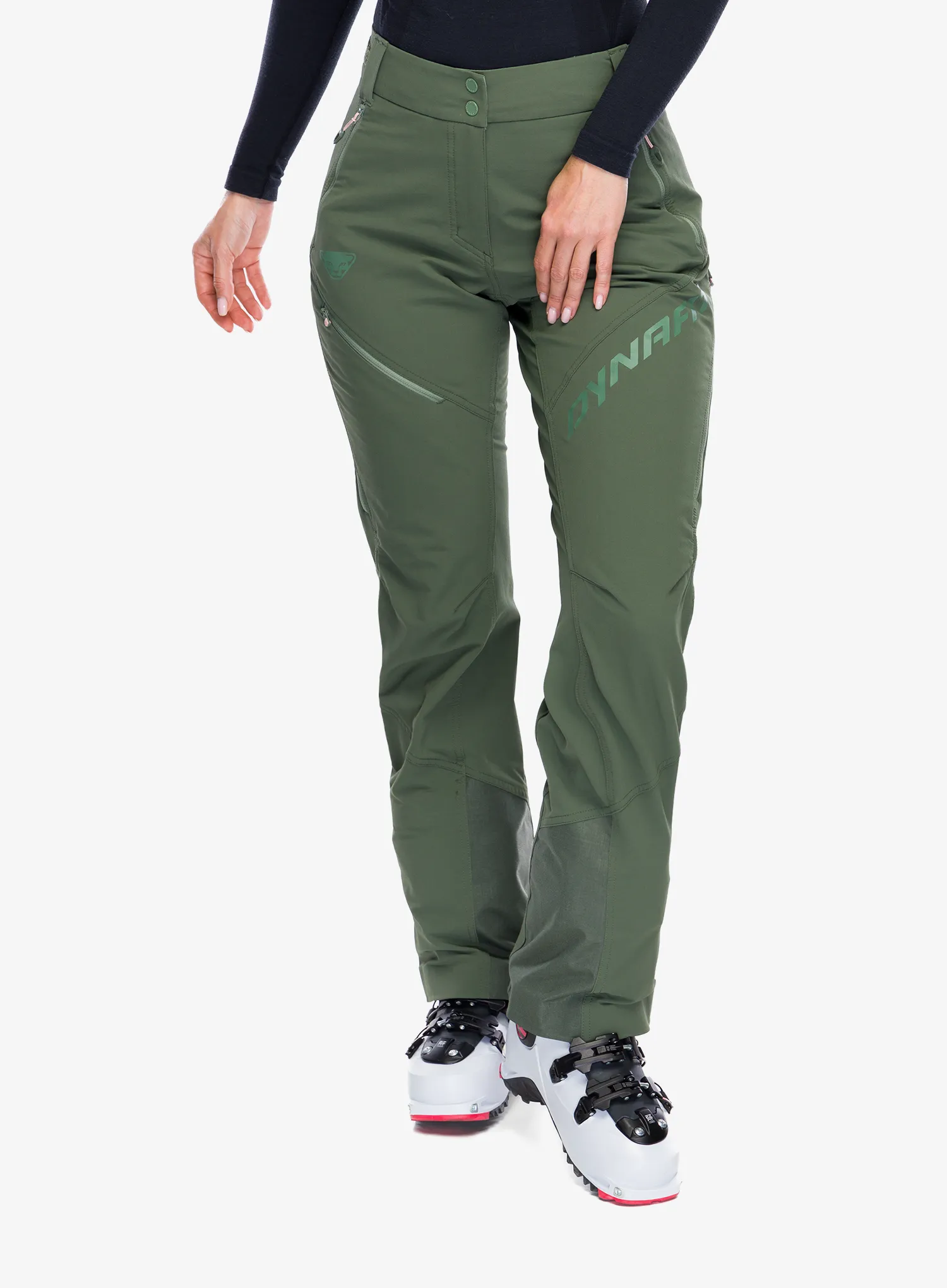 Skialpové kalhoty dámské Dynafit Mercury 2 Dynastretch Pants - thyme