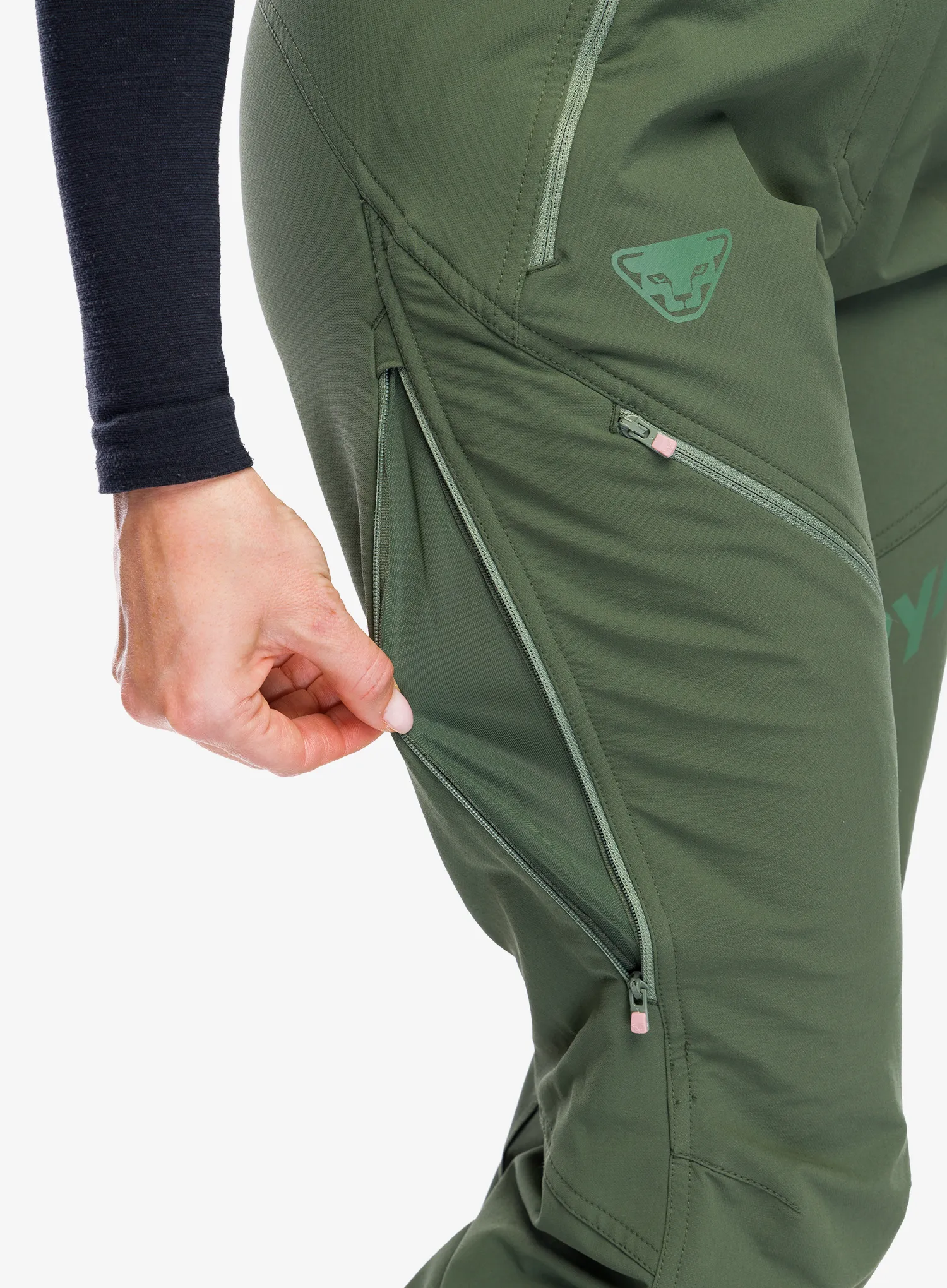 Skialpové kalhoty dámské Dynafit Mercury 2 Dynastretch Pants - thyme