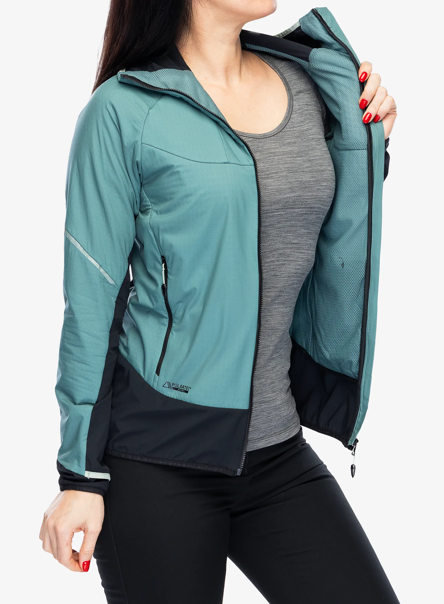 Damska bunda na skialpy Dynafit Mezzalama PTC Alpha Jacket - atlantic