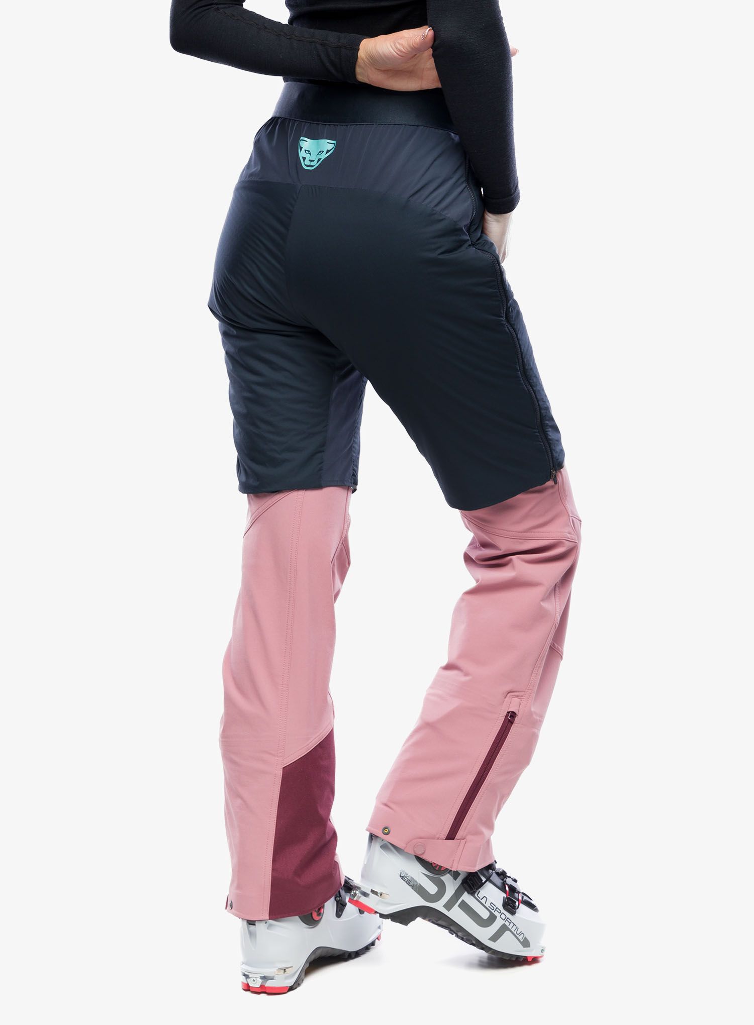 Zateplené kraťasy Dynafit Mezzalama PTC Alpha Overshort - blueberry/marine blue