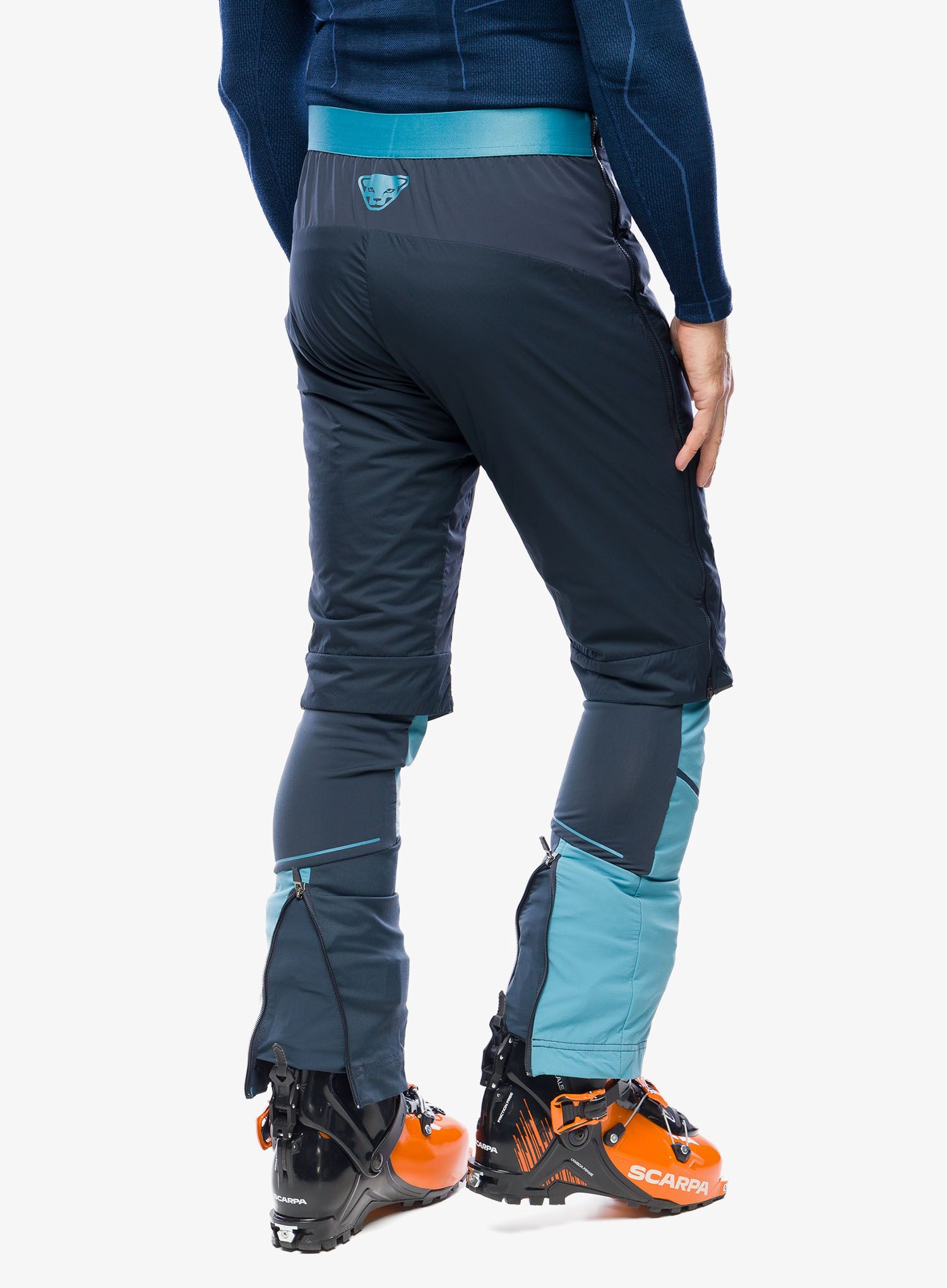 Zateplené kraťasy Dynafit Mezzalama PTC Alpha Overshort - blueberry/storm blue