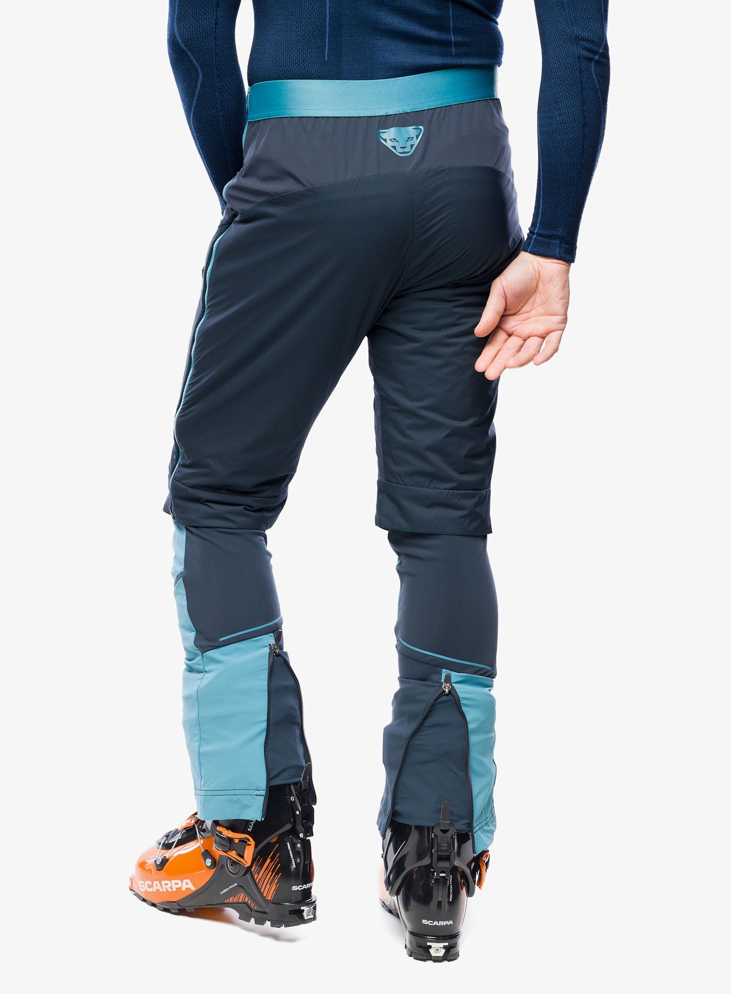 Zateplené kraťasy Dynafit Mezzalama PTC Alpha Overshort - blueberry/storm blue