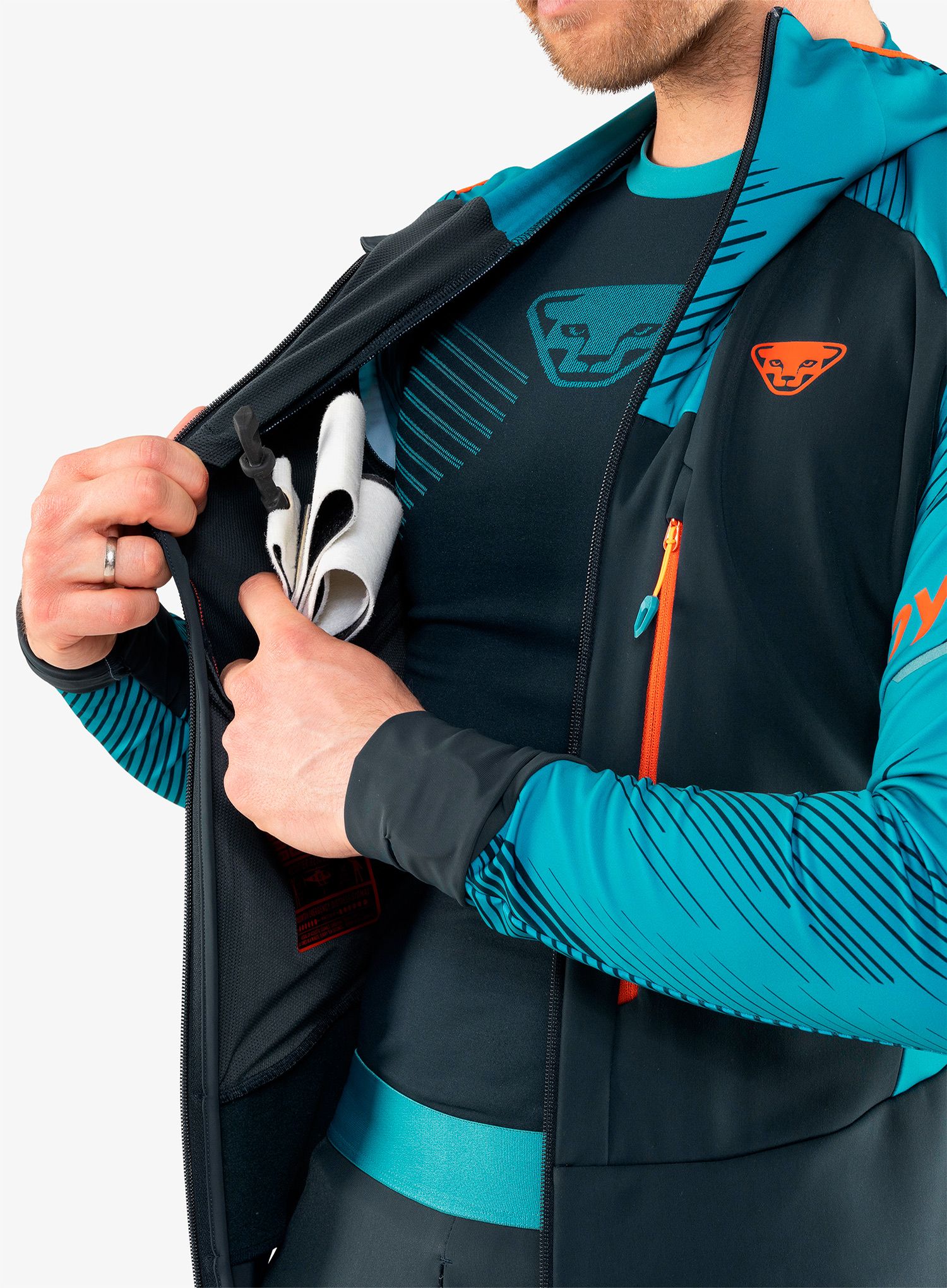 Rozepínací mikina Dynafit Mezzalama Race 2 Jacket - storm blue