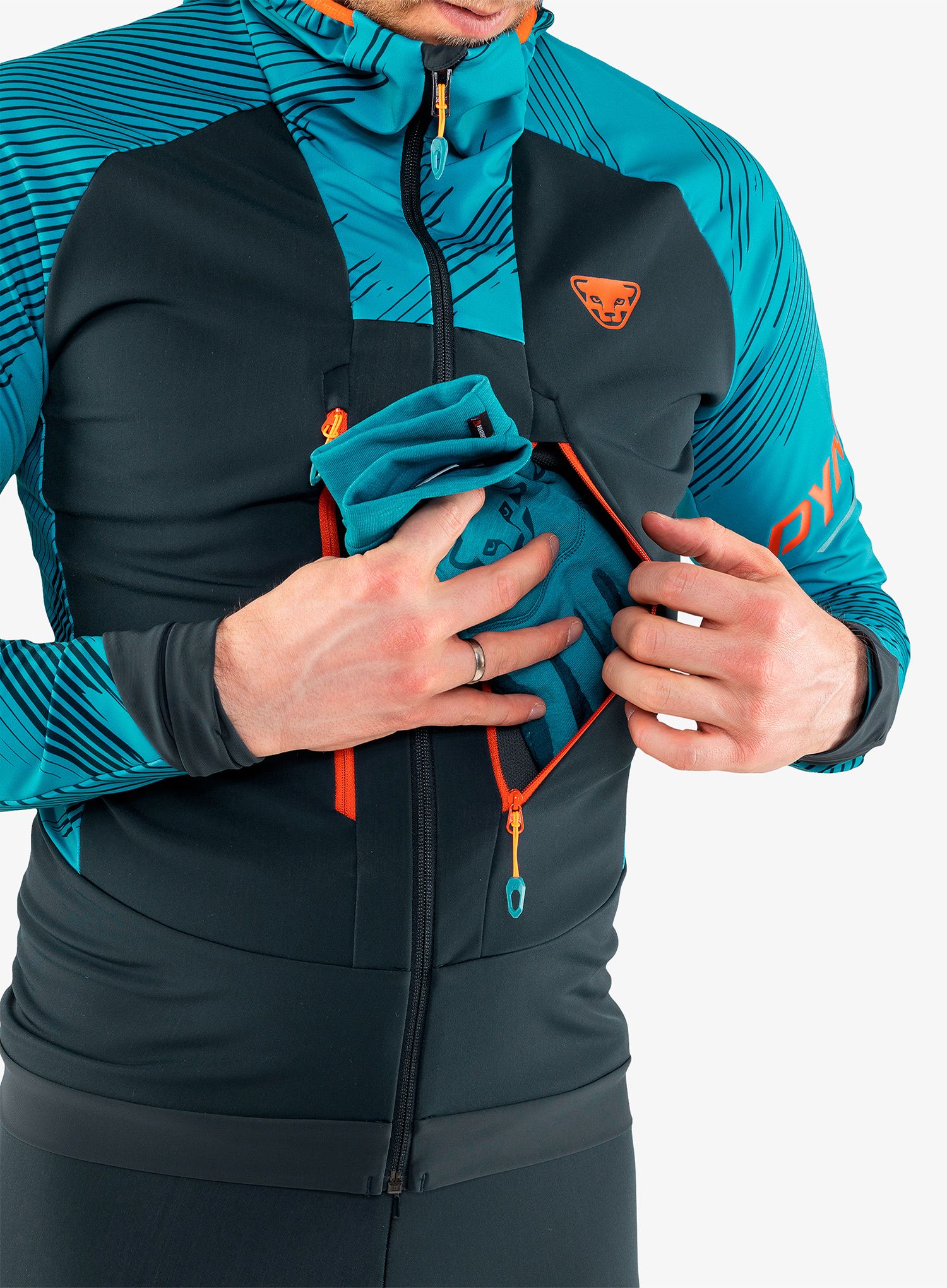 Rozepínací mikina Dynafit Mezzalama Race 2 Jacket - storm blue