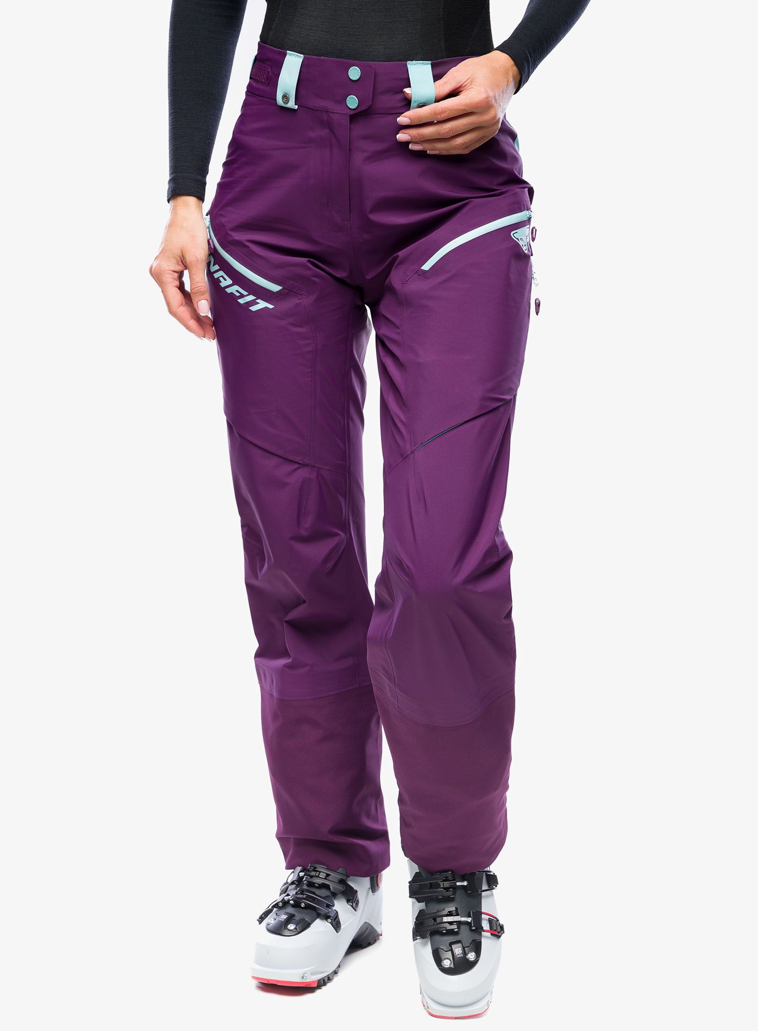 Skialpové kalhoty dámské Dynafit Radical 2 GTX Pant - royal purple