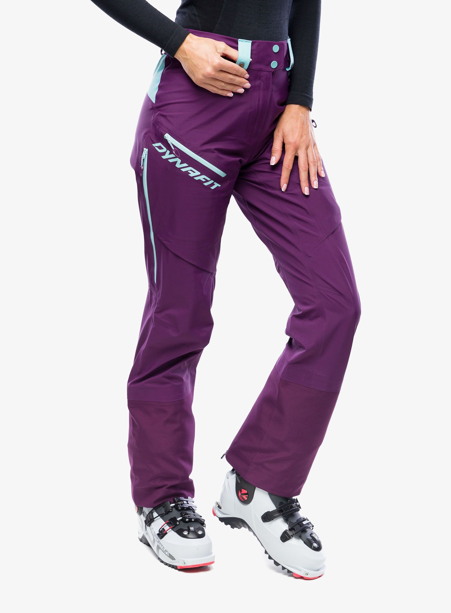 Skialpové kalhoty dámské Dynafit Radical 2 GTX Pant - royal purple