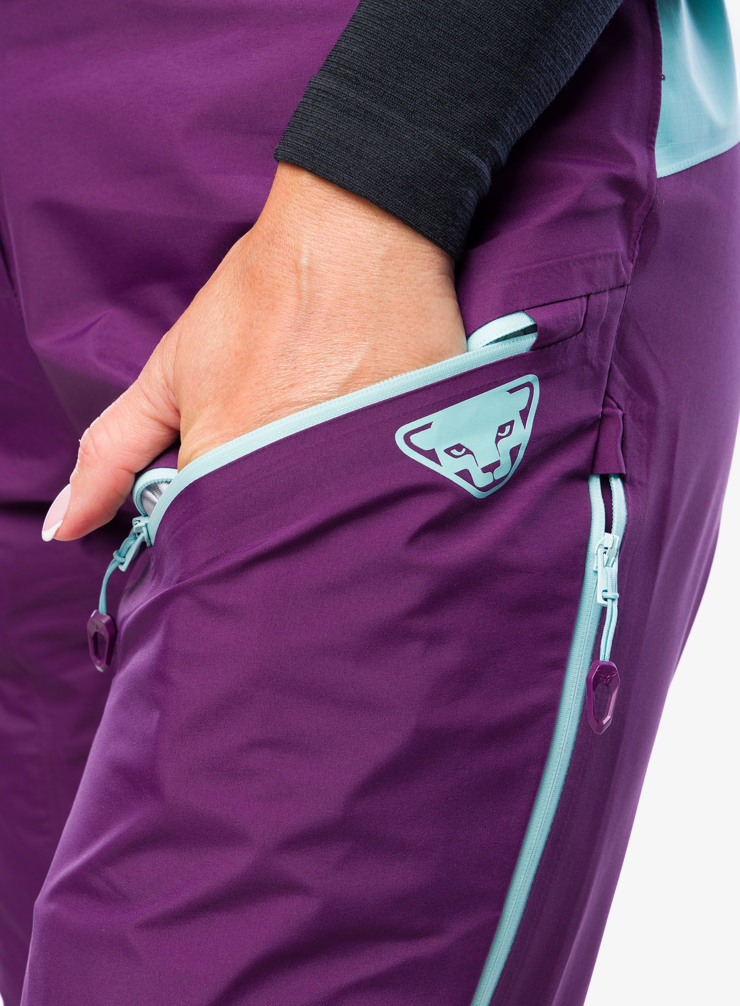 Skialpové kalhoty dámské Dynafit Radical 2 GTX Pant - royal purple