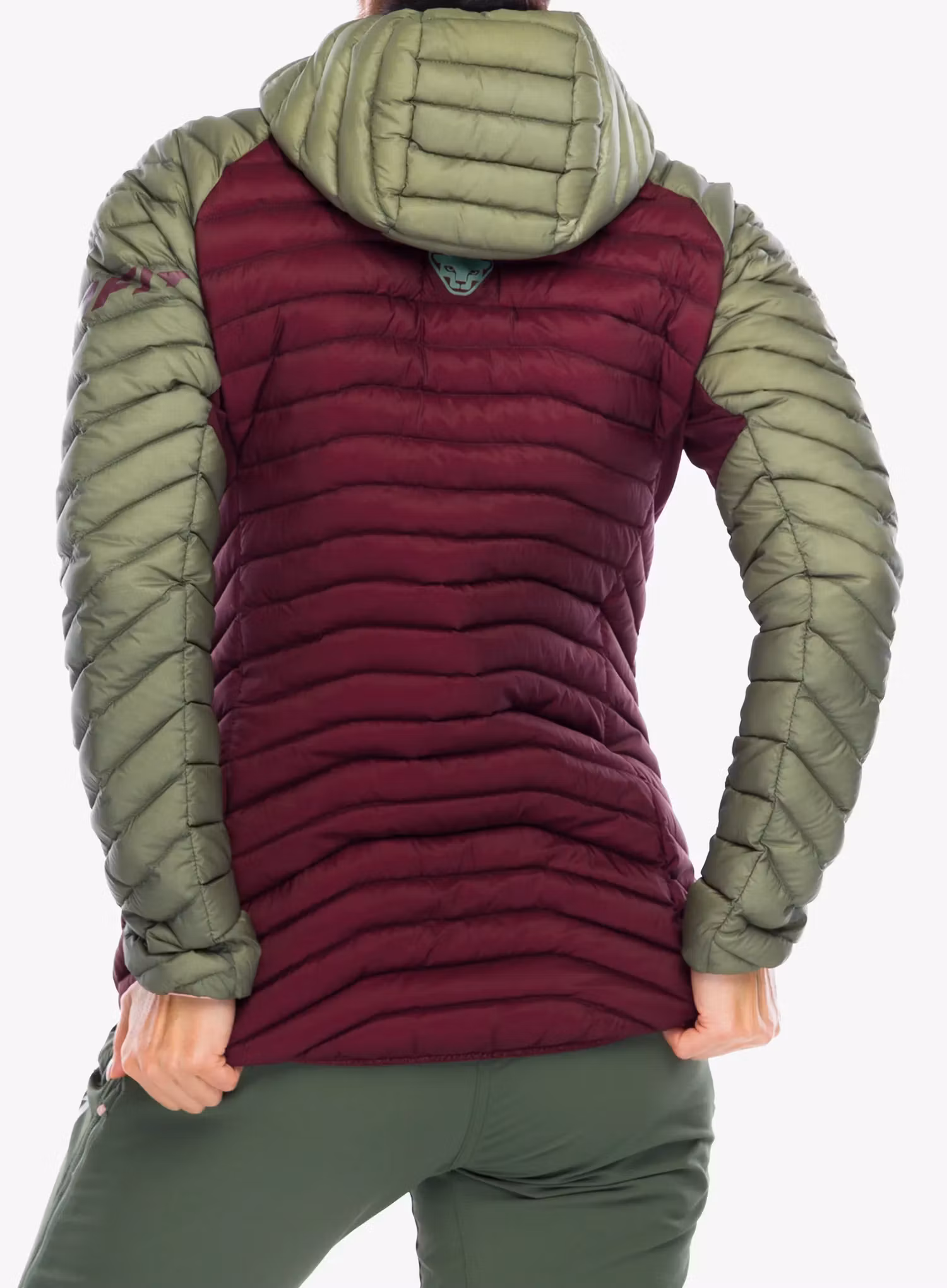 Dámská péřová bunda Dynafit Radical Down Hooded Jacket - sage