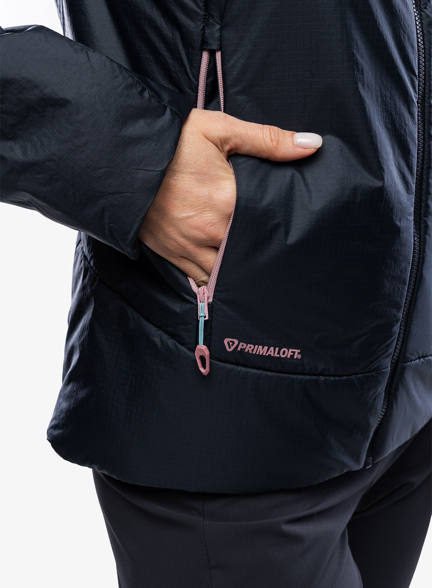 Damska bunda na skialpy Dynafit Radical PRL Hood Jacket - blueberry/mokarosa