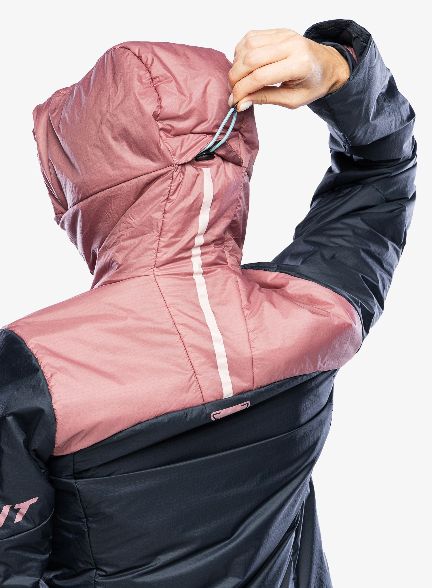 Damska bunda na skialpy Dynafit Radical PRL Hood Jacket - blueberry/mokarosa