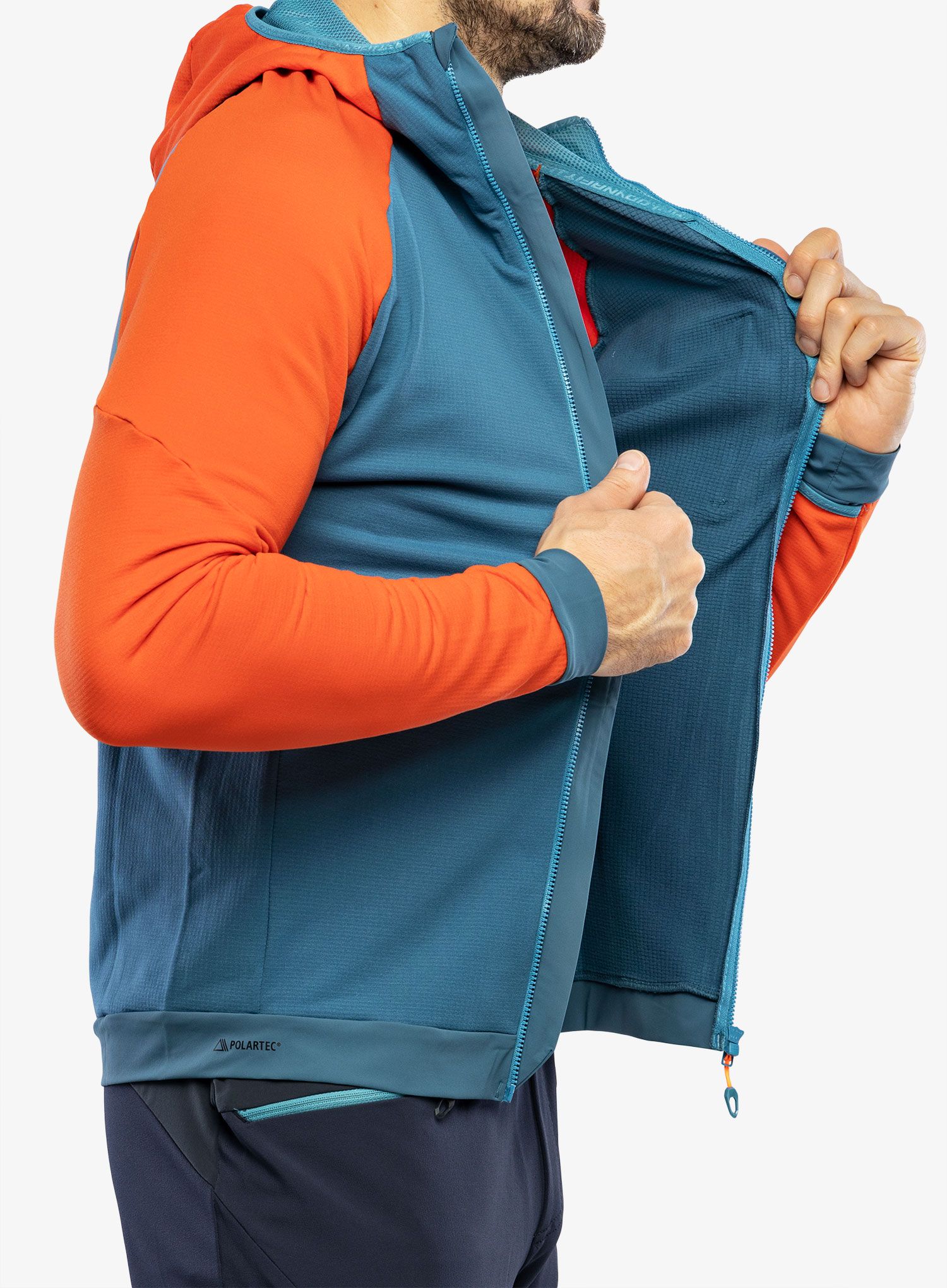 Mikina Dynafit Radical Polartec Hooded Jacket - dawn