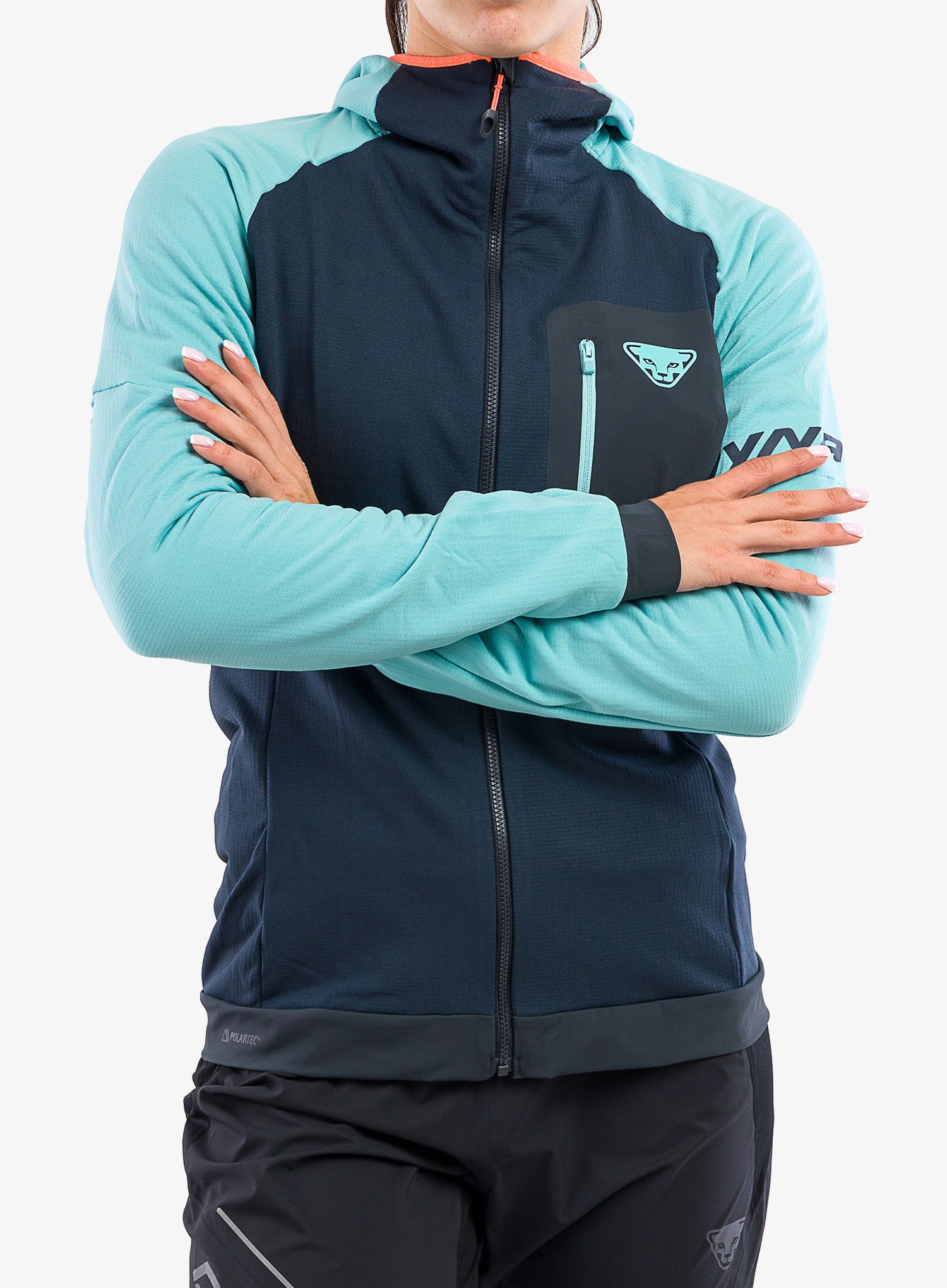 Dámská fleecová mikina Dynafit Radical PTC Jacket - marine blue/blueberry
