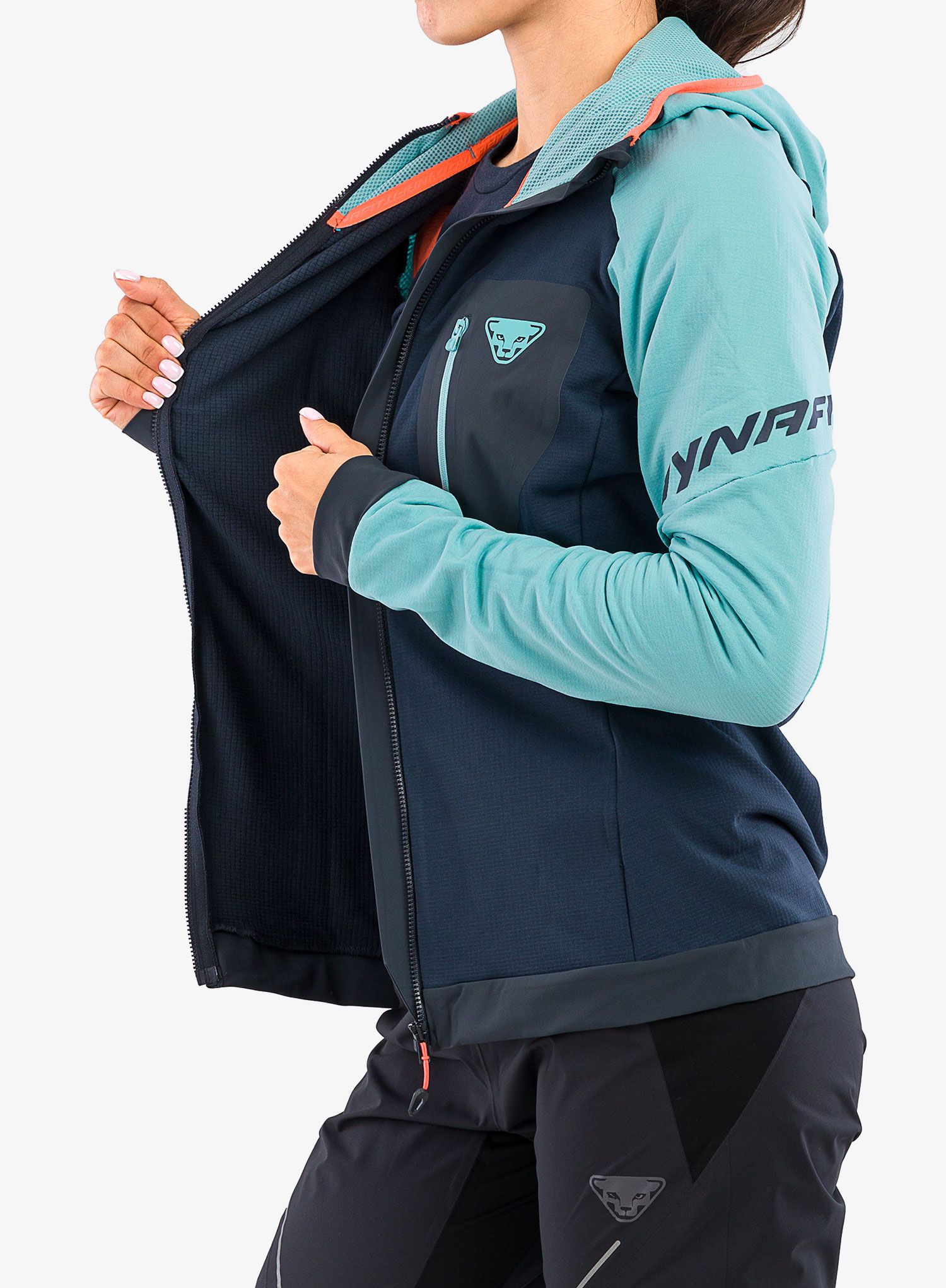 Dámská fleecová mikina Dynafit Radical PTC Jacket - marine blue/blueberry
