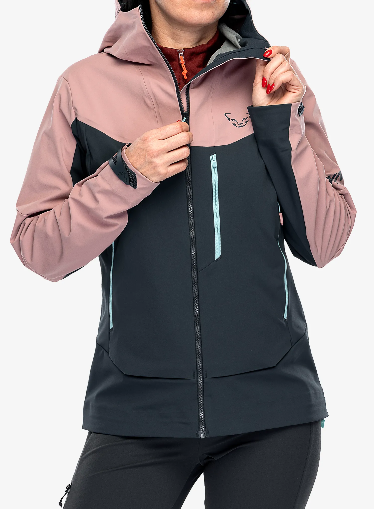 Softshellová bunda dámská Dynafit Radical Softshell Jacket - mokarosa