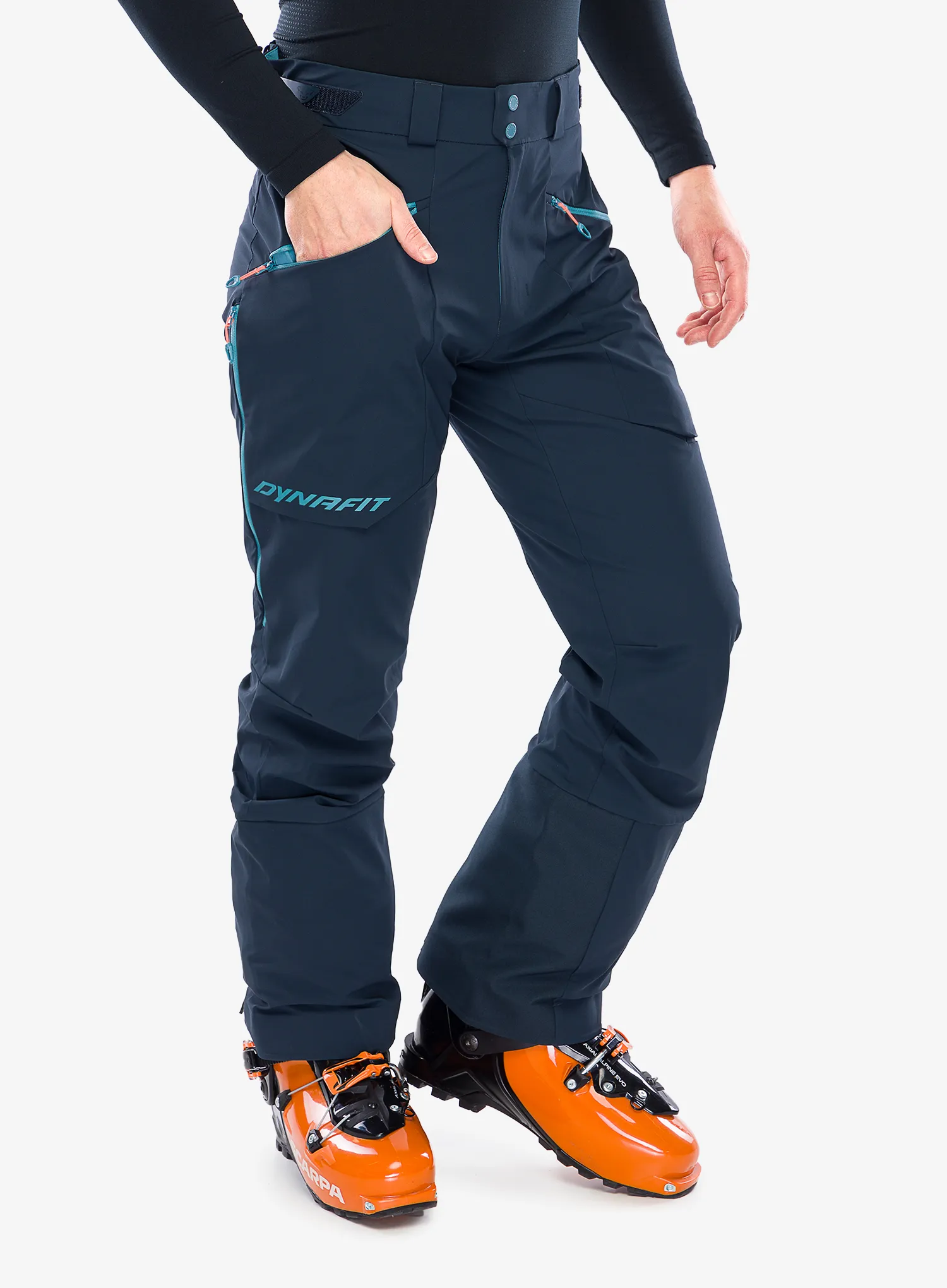 Skialpové kalhoty Dynafit Radical Softshell Pant - blueberry/storm blue