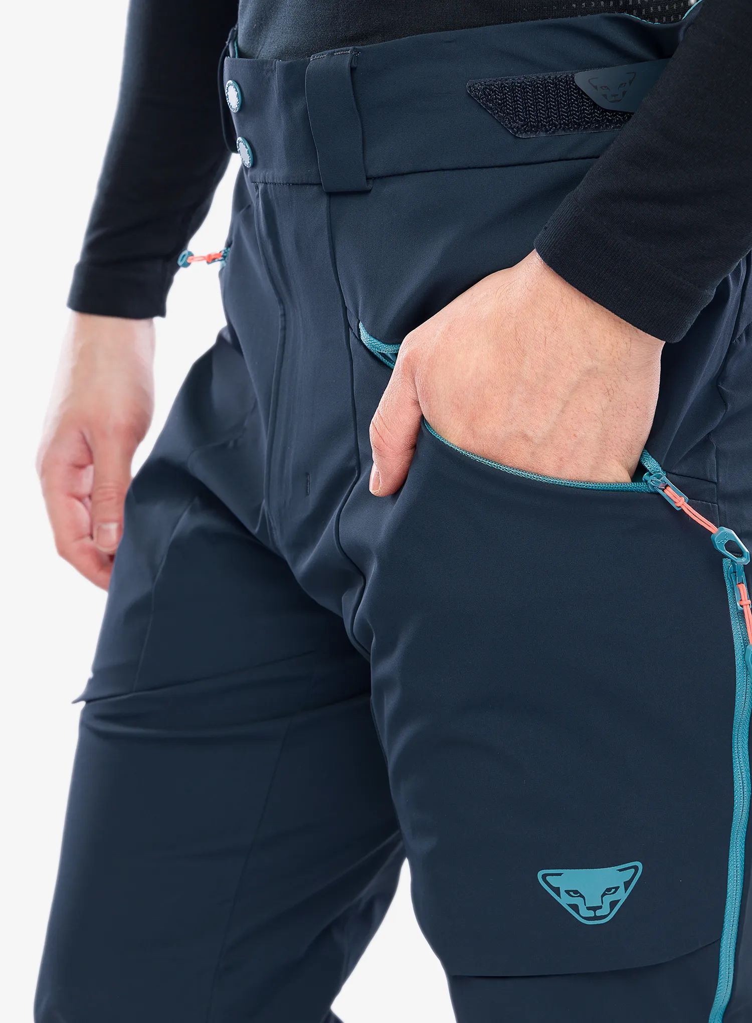Skialpové kalhoty Dynafit Radical Softshell Pant - blueberry/storm blue