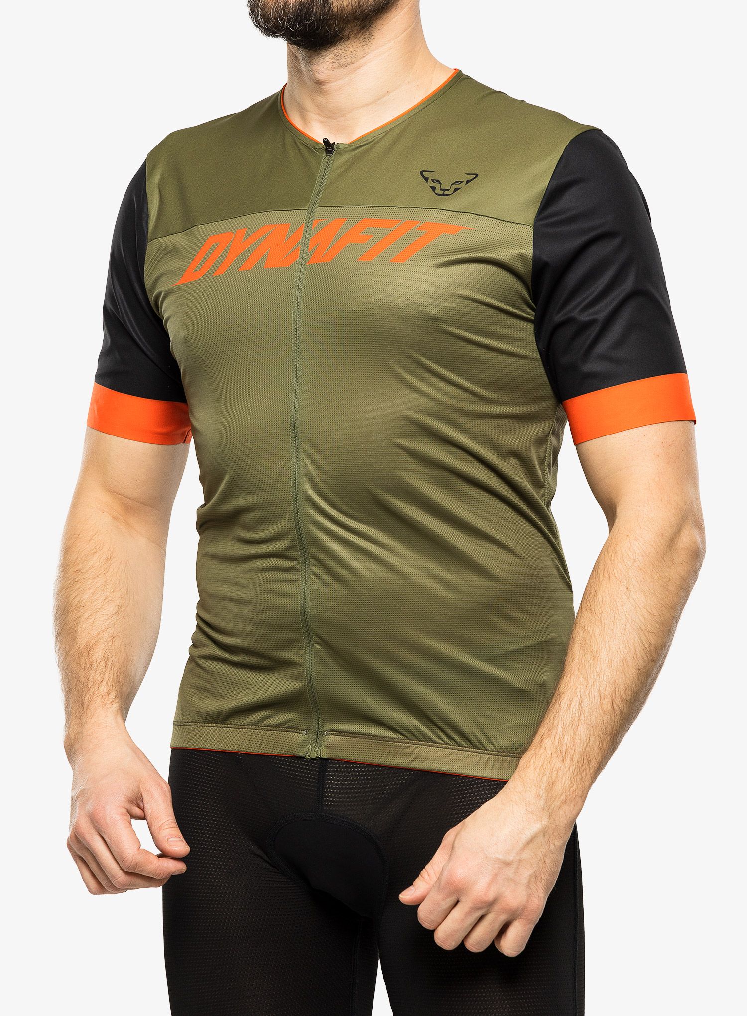 MTB triko Dynafit Ride Light Full Zip Shirt - winter moss