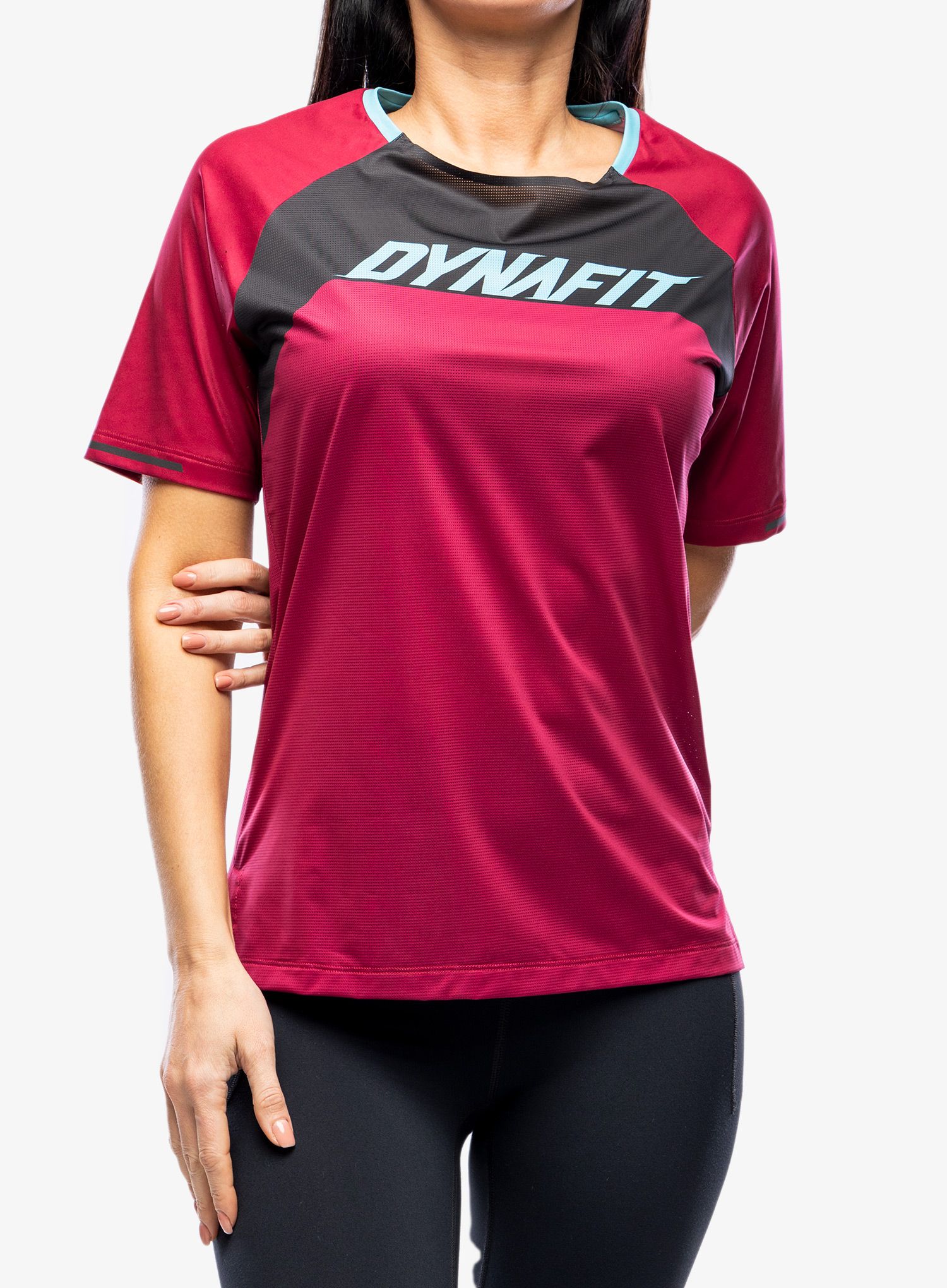Dámský cyklistický tričko Dynafit Ride Shirt - beet red