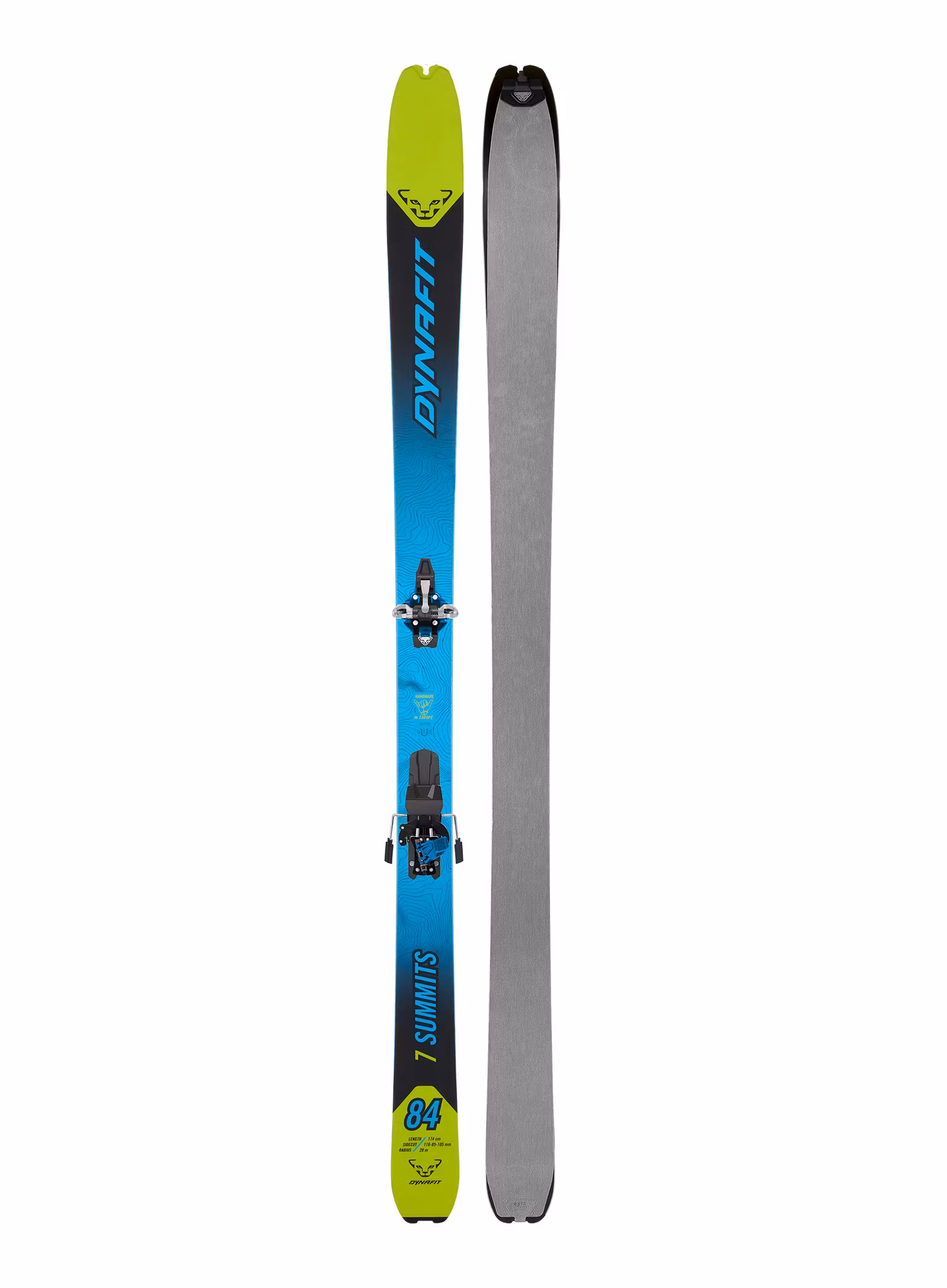 Skialpový set Dynafit Seven Summits+ Ski Set - lime yellow/black