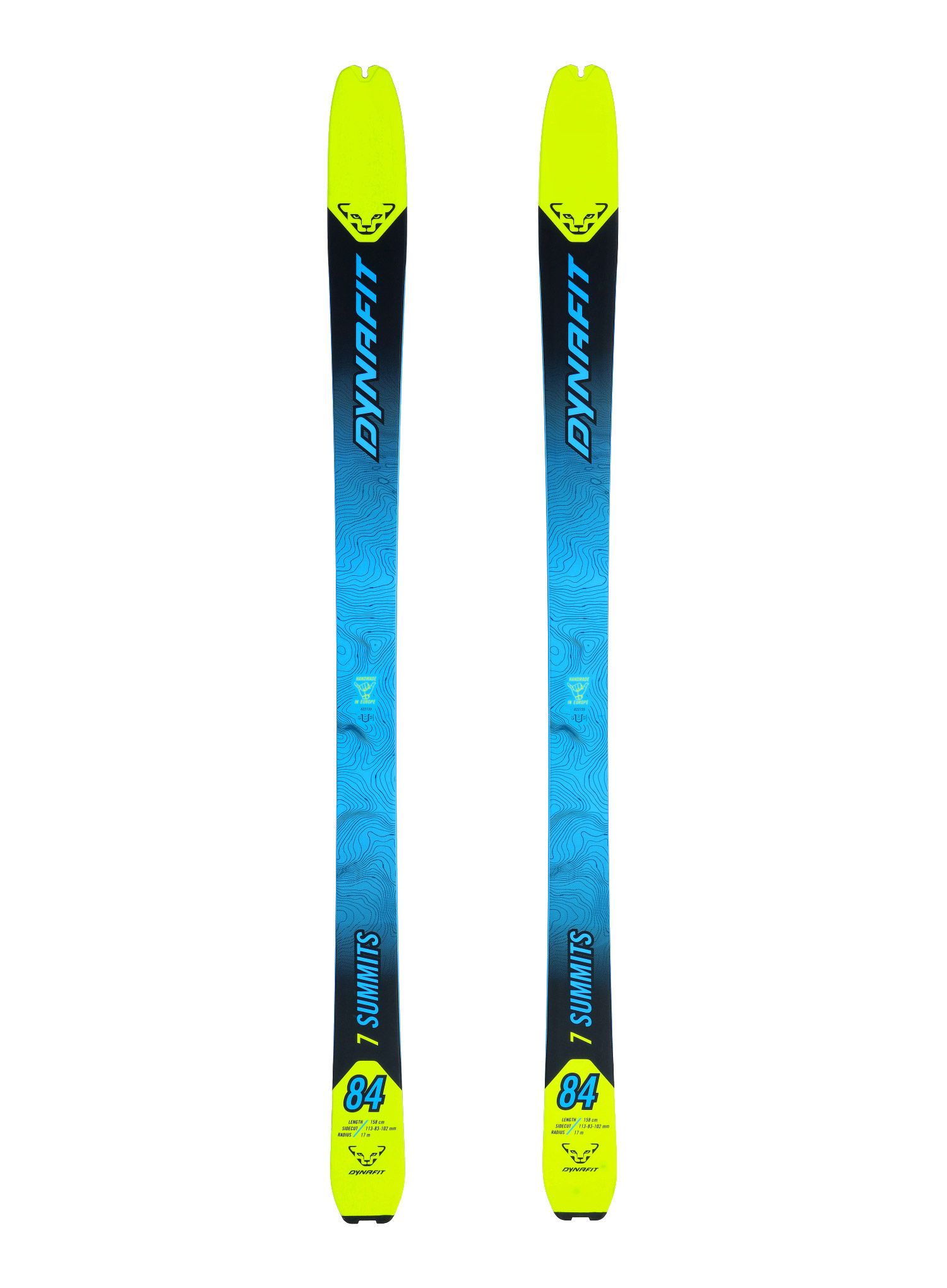 Lyže Dynafit Seven Summits - lime yellow/black