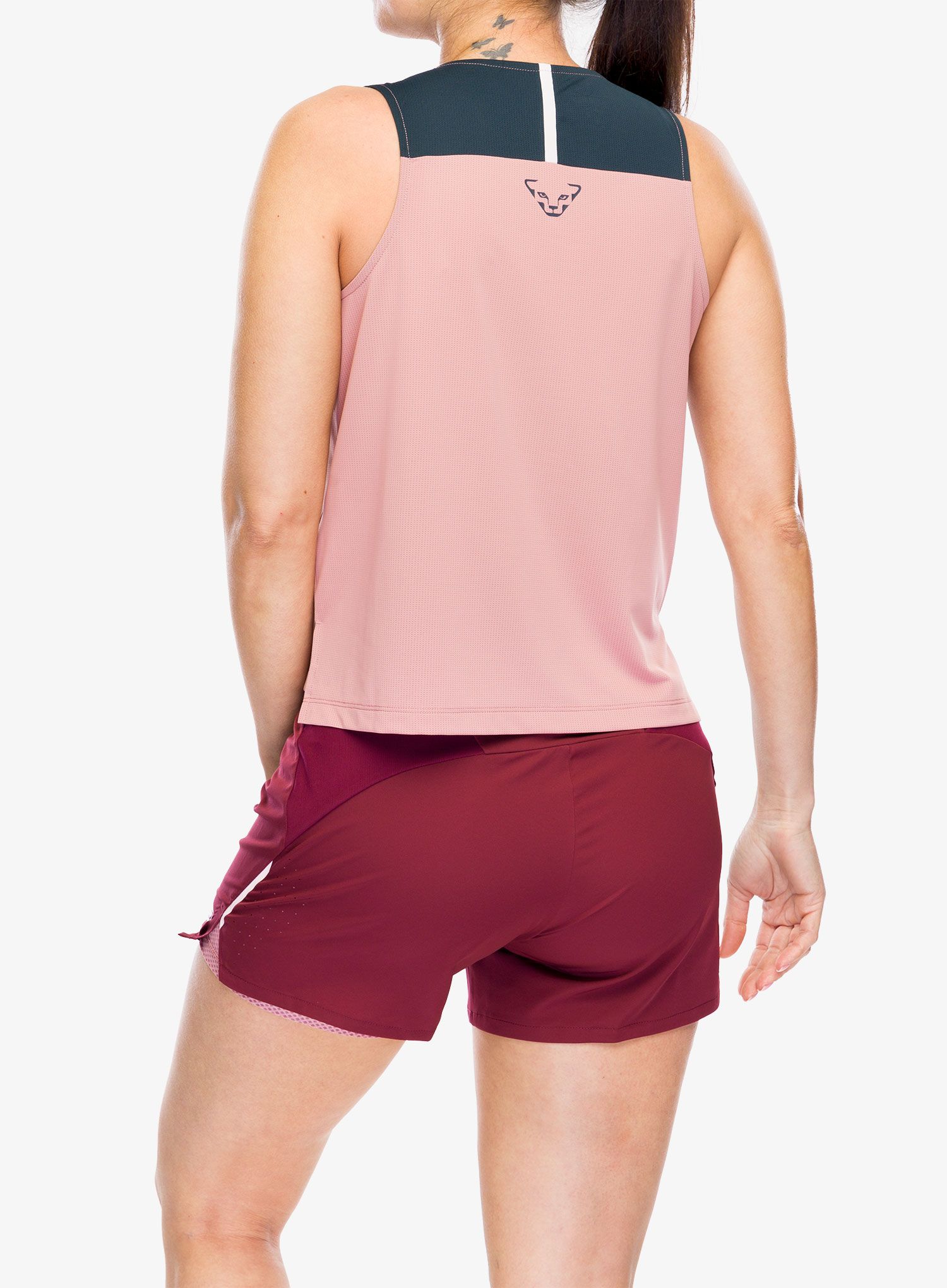 Dámský top Dynafit Sky Crop Top - mokarosa